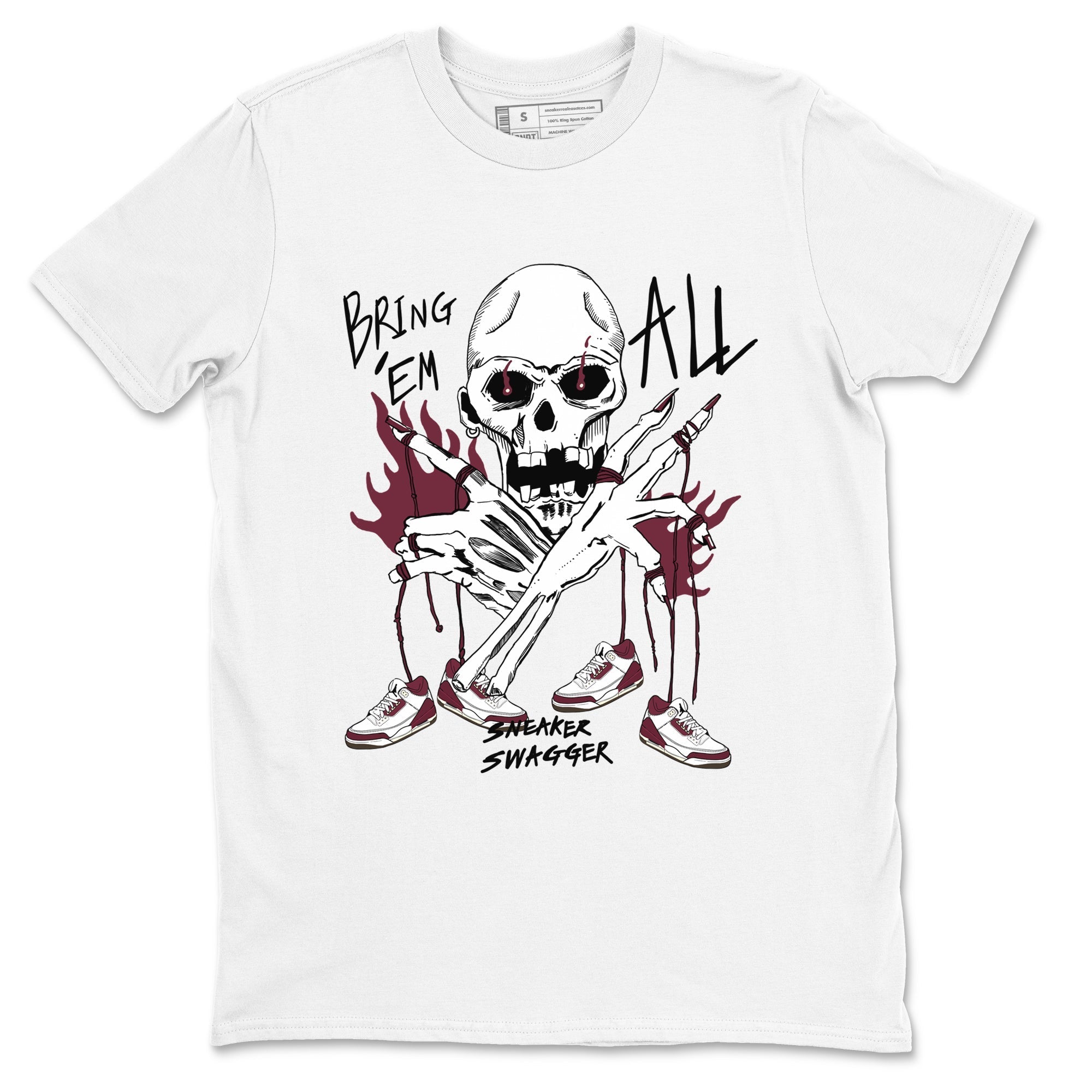 Bring 'Em All snkmatch Tees - Air Jordan 3 A Ma Maniere x Burgundy Crush