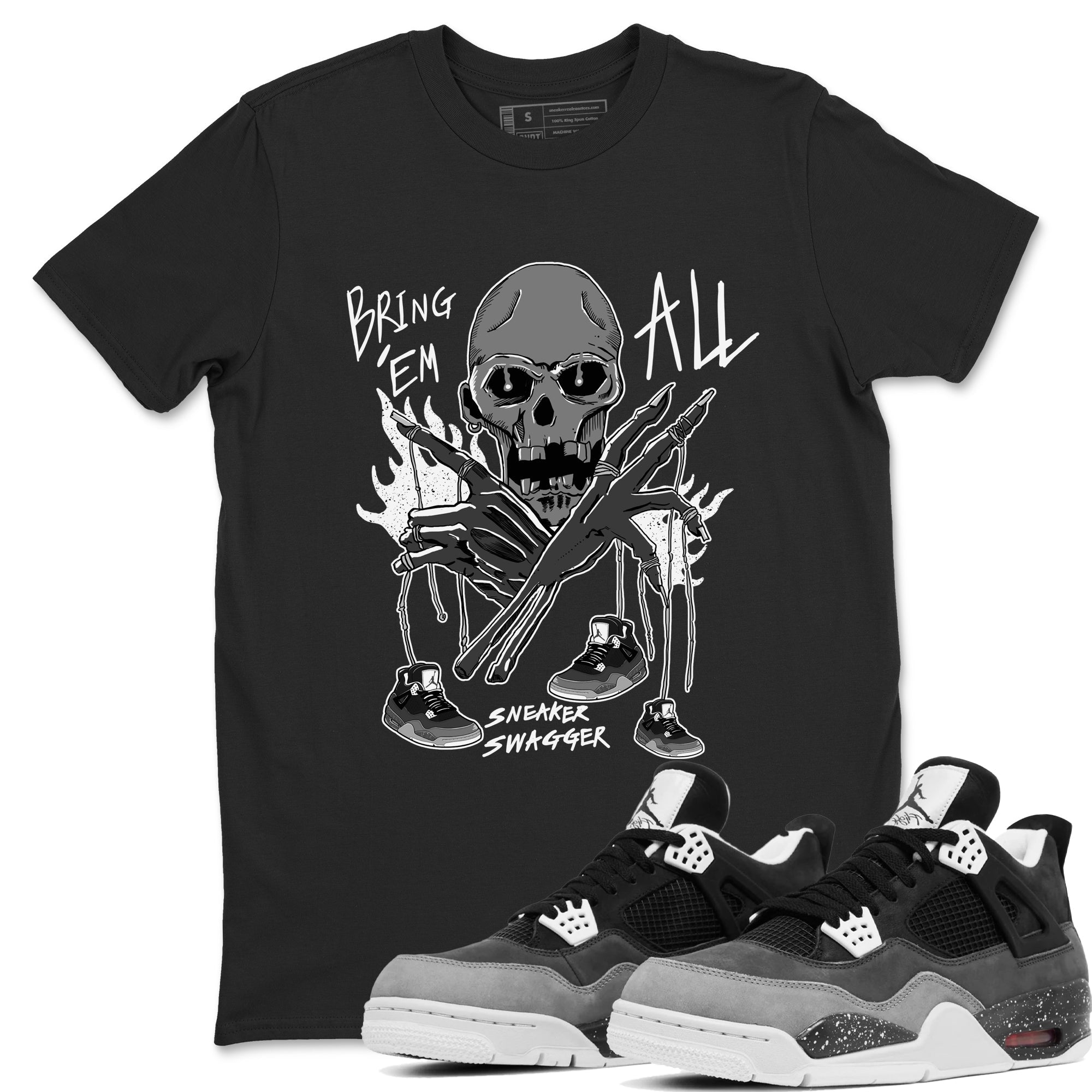 Bring 'Em All snkmatch Tees - Air Jordan 4 Fear