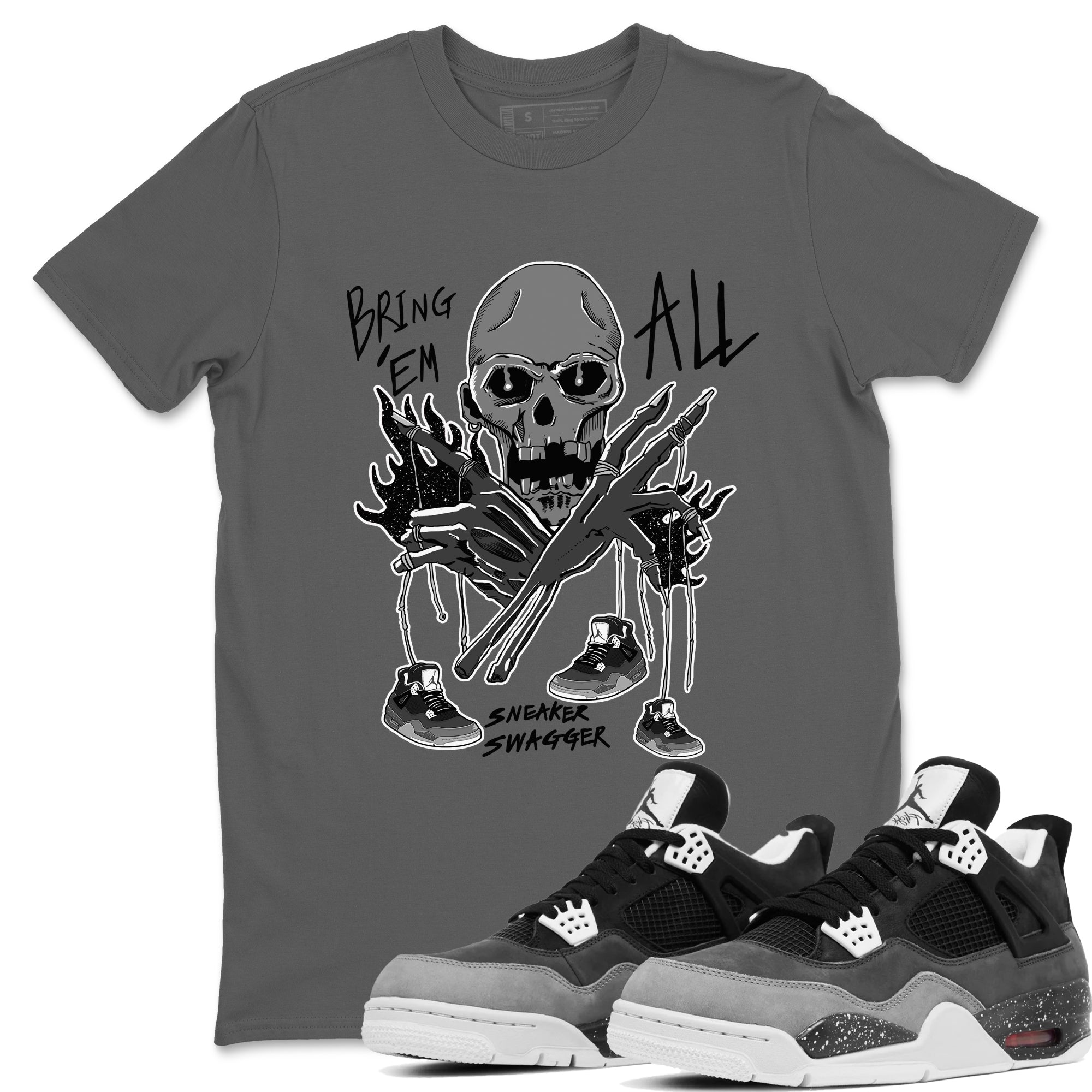 Bring 'Em All snkmatch Tees - Air Jordan 4 Fear