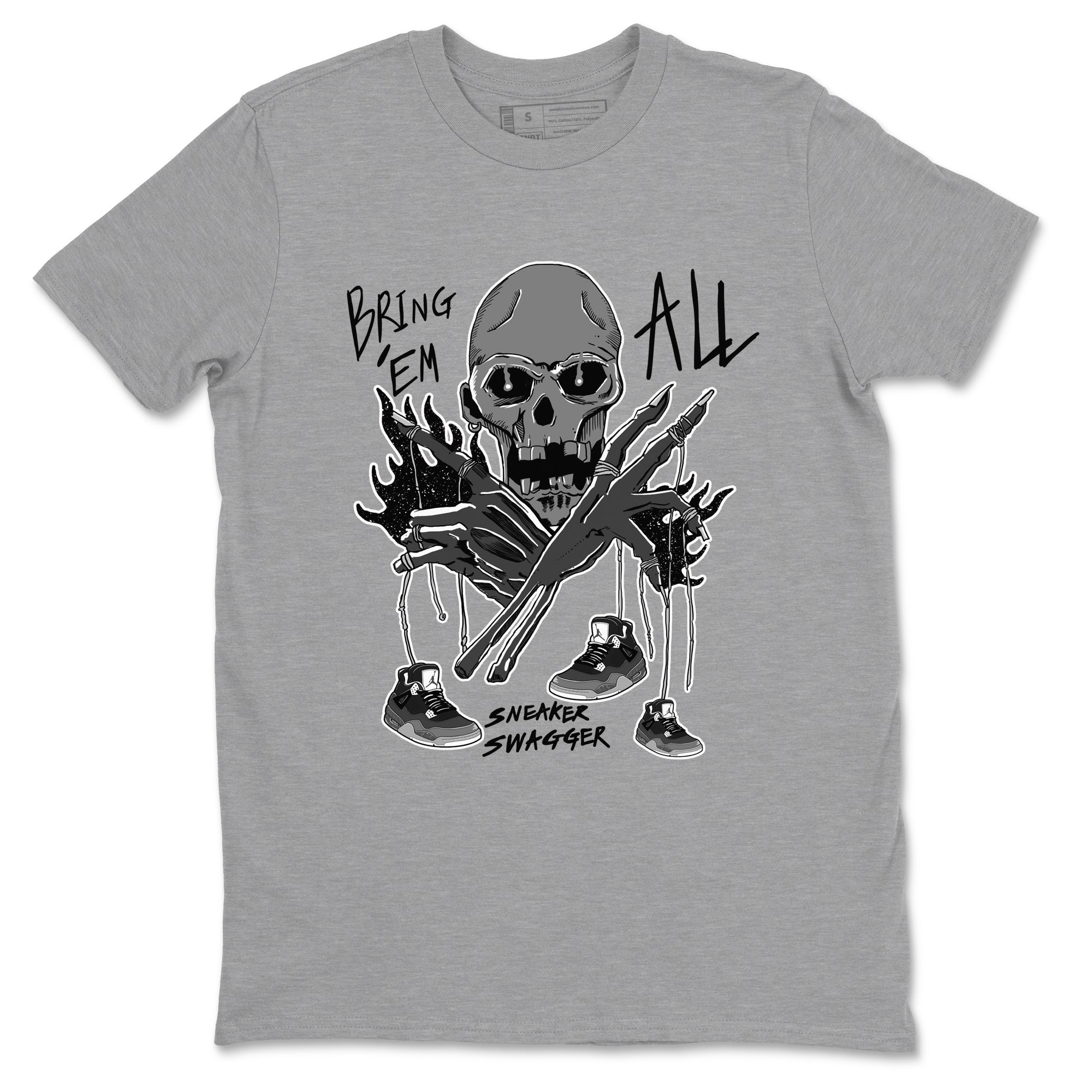 Bring 'Em All snkmatch Tees - Air Jordan 4 Fear