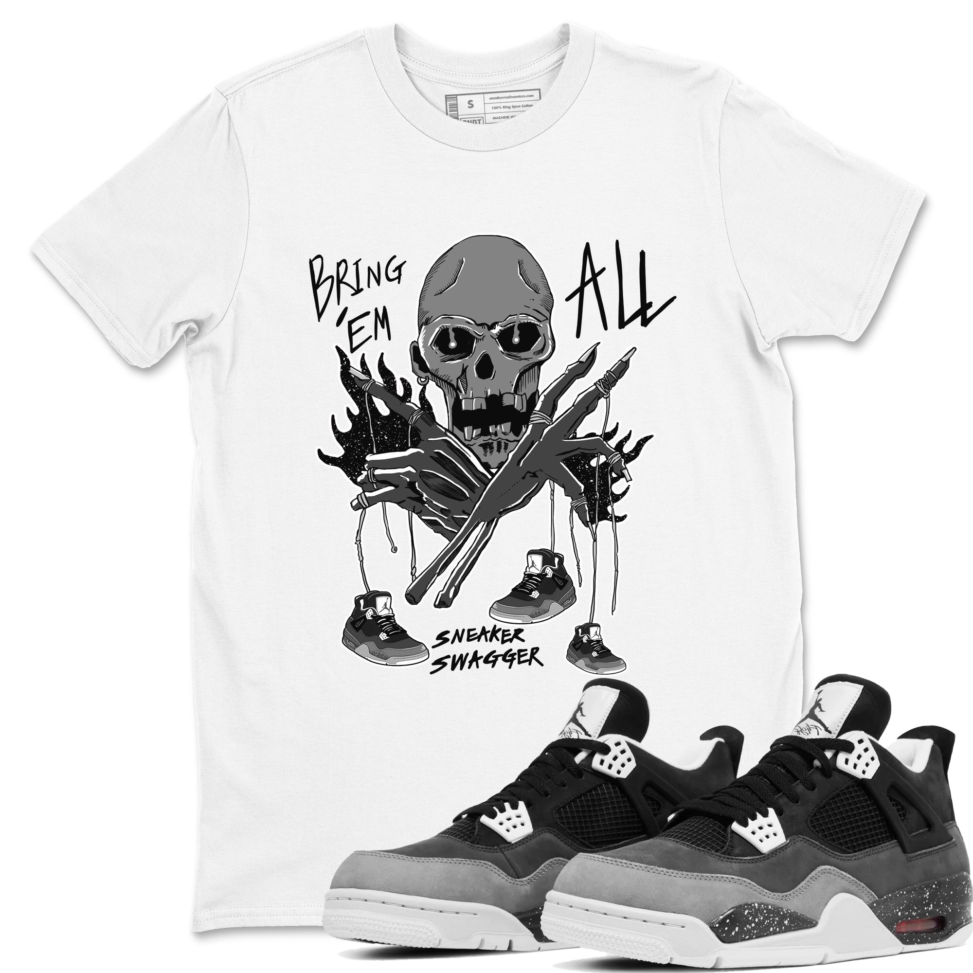 Bring 'Em All snkmatch Tees - Air Jordan 4 Fear