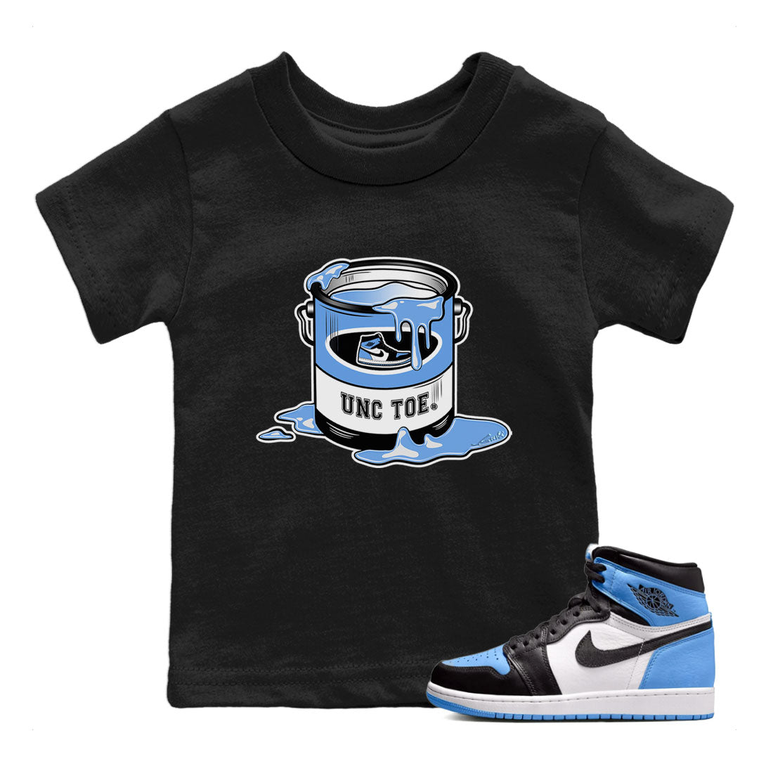 Bucket snkmatch Tee Kids - Air Jordan 1 UNC Toe
