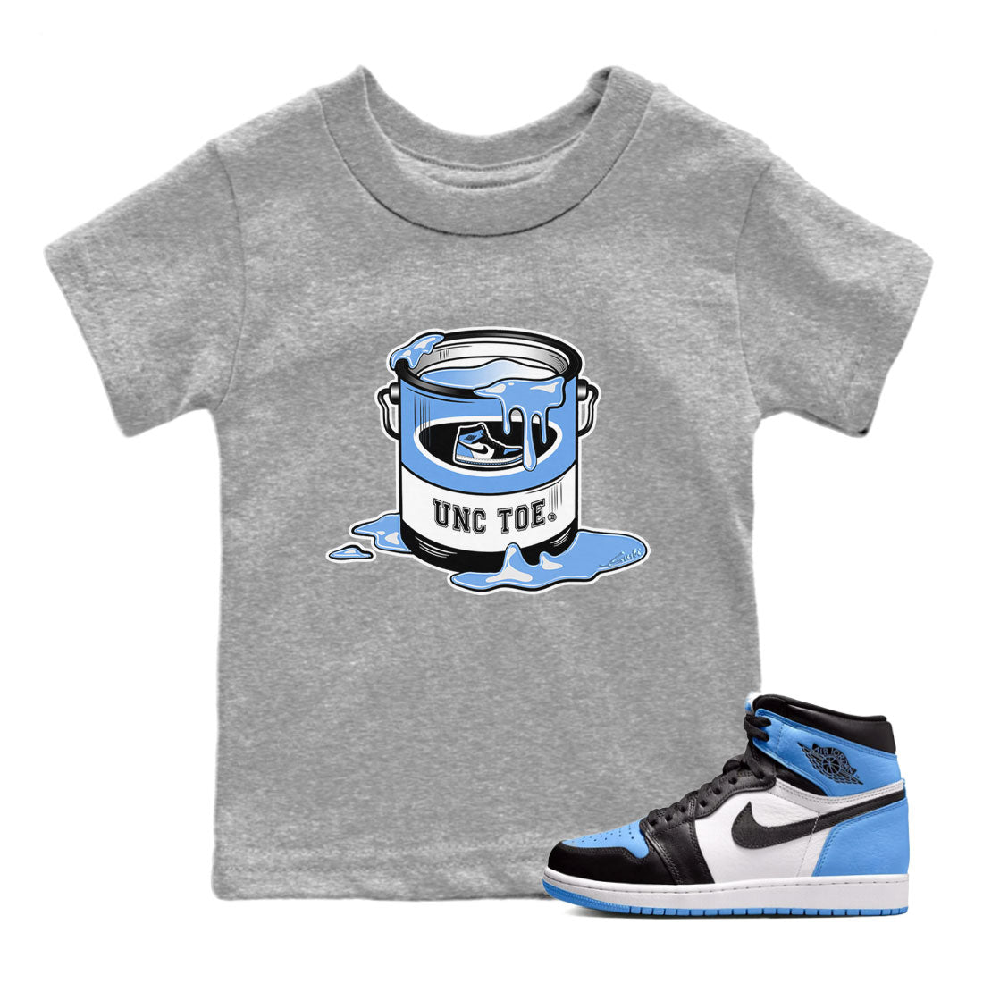 Bucket snkmatch Tee Kids - Air Jordan 1 UNC Toe