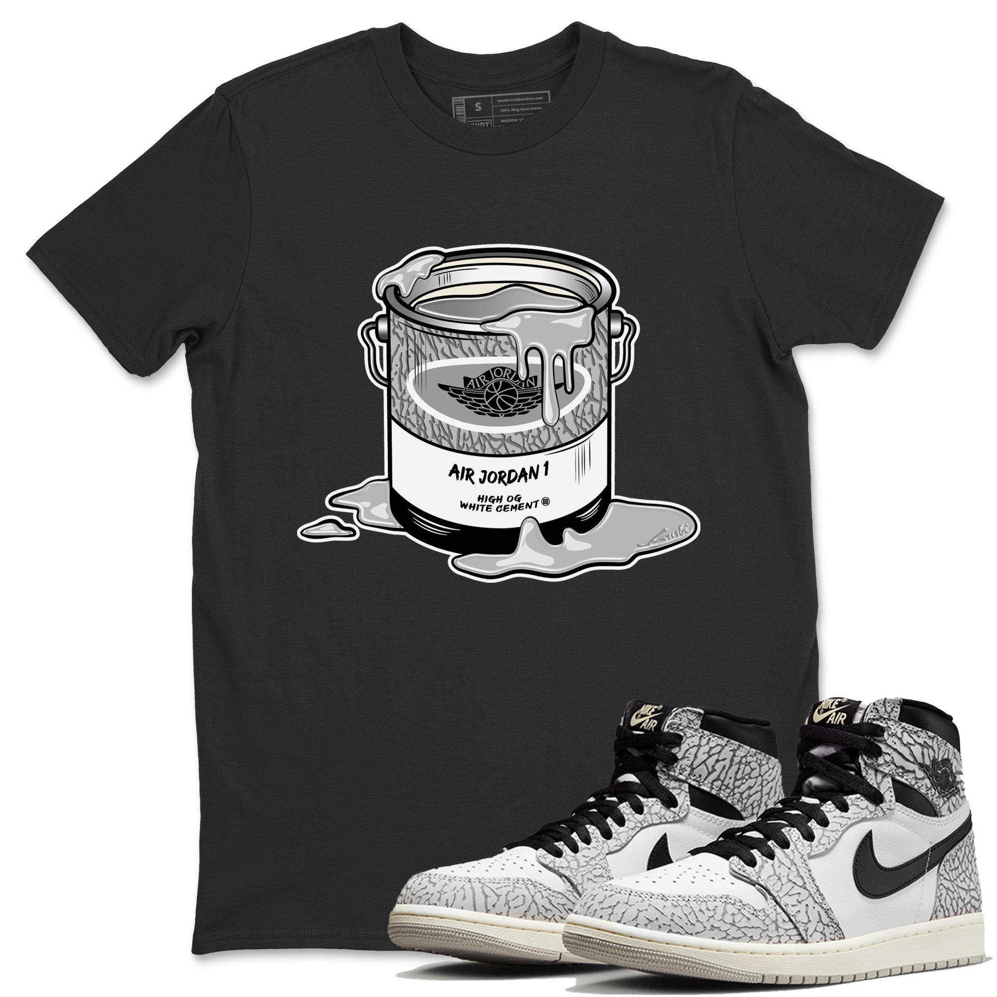 Bucket Unisex Tops - Air Jordan 1 White Cement