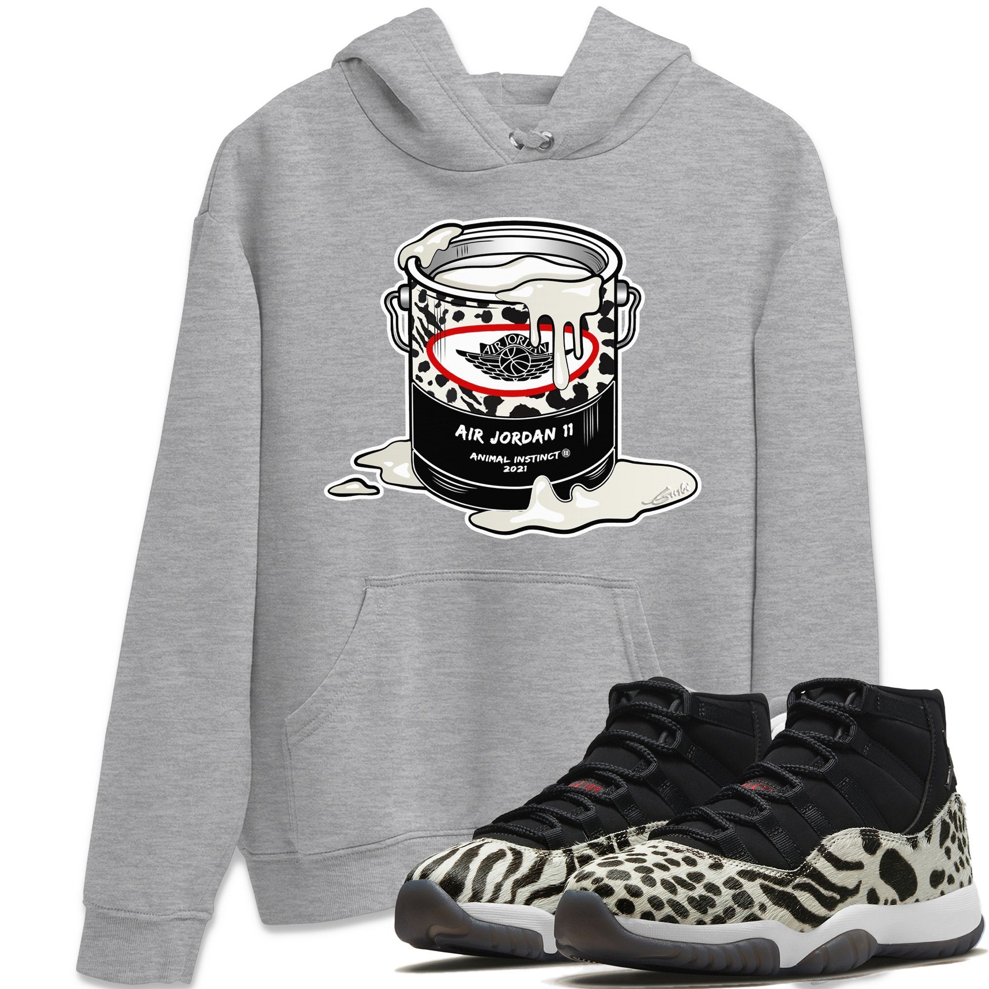 Bucket Unisex Tops - Air Jordan 11 Animal Instinct