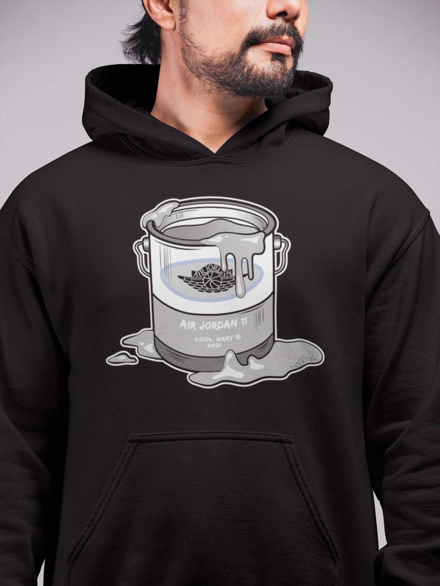 Bucket Unisex Tops - Air Jordan 11 Cool Grey