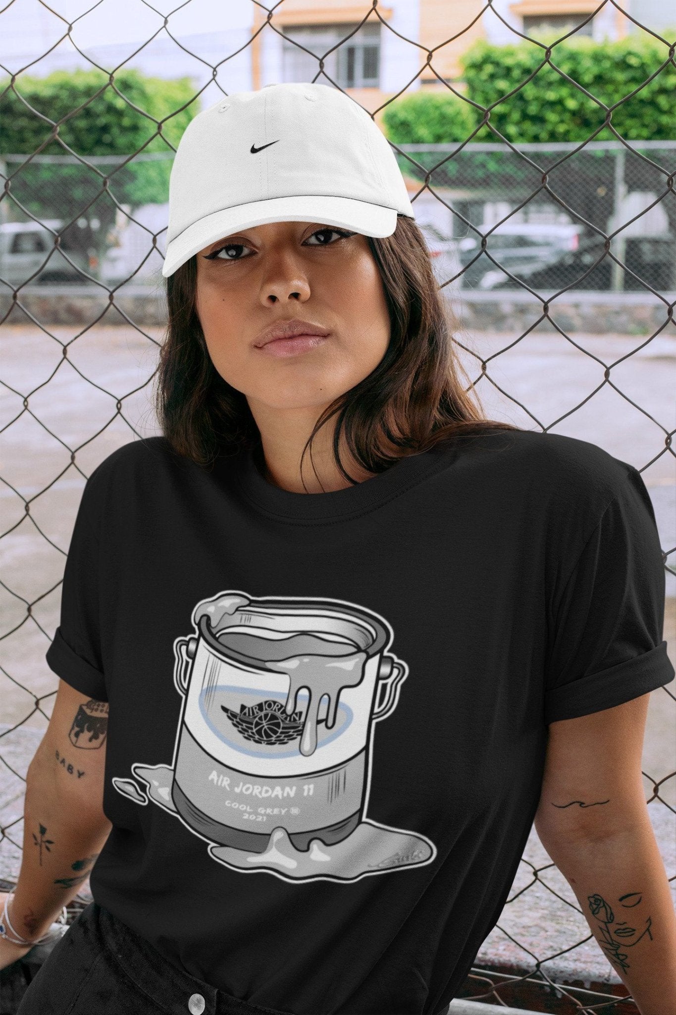 Bucket Unisex Tops - Air Jordan 11 Cool Grey