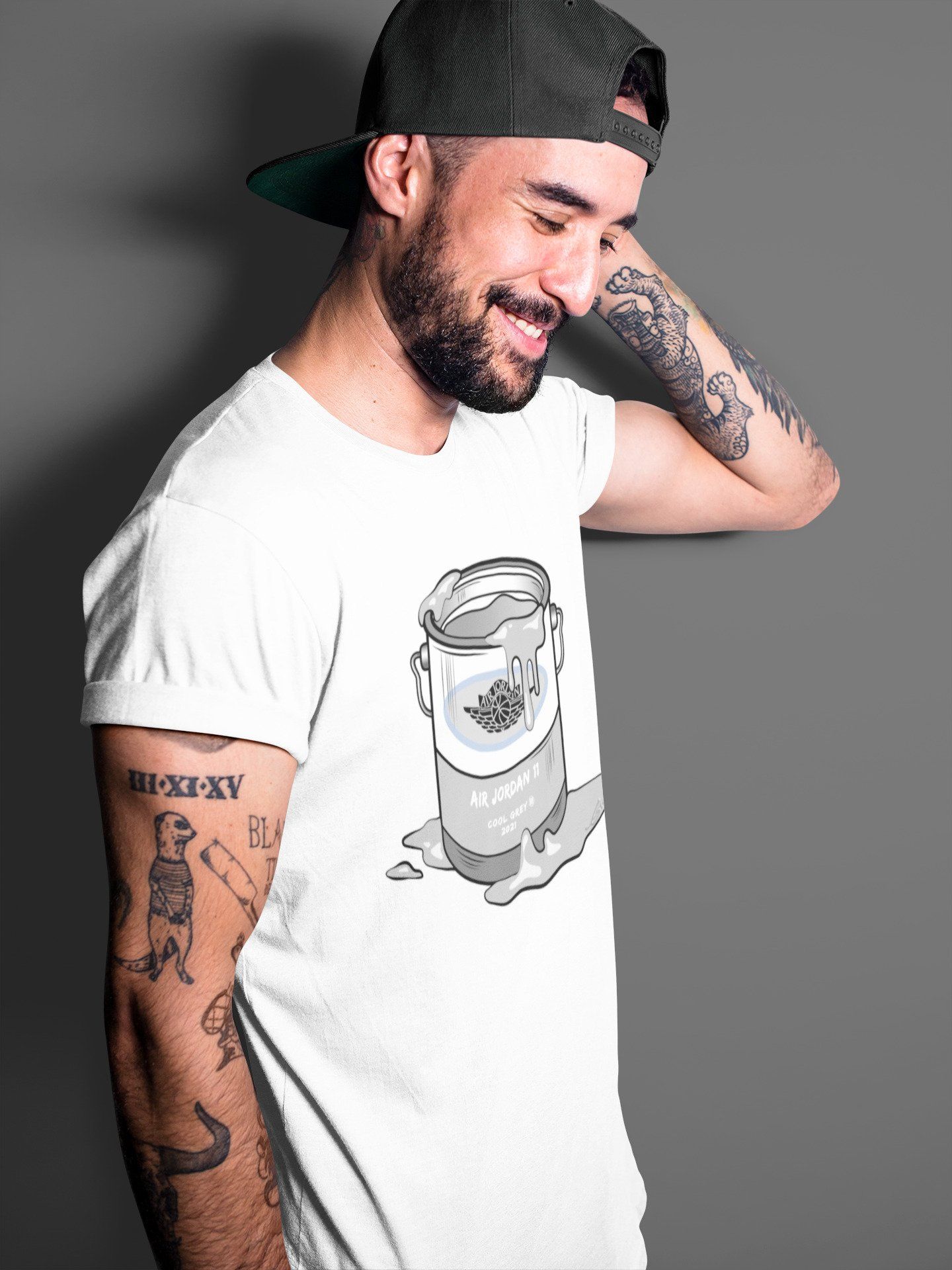 Bucket Unisex Tops - Air Jordan 11 Cool Grey