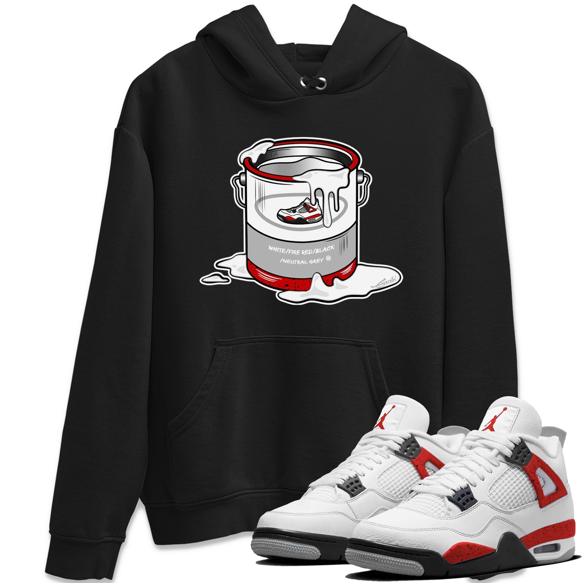 Bucket Unisex Tops - Air Jordan 4 Red Cement