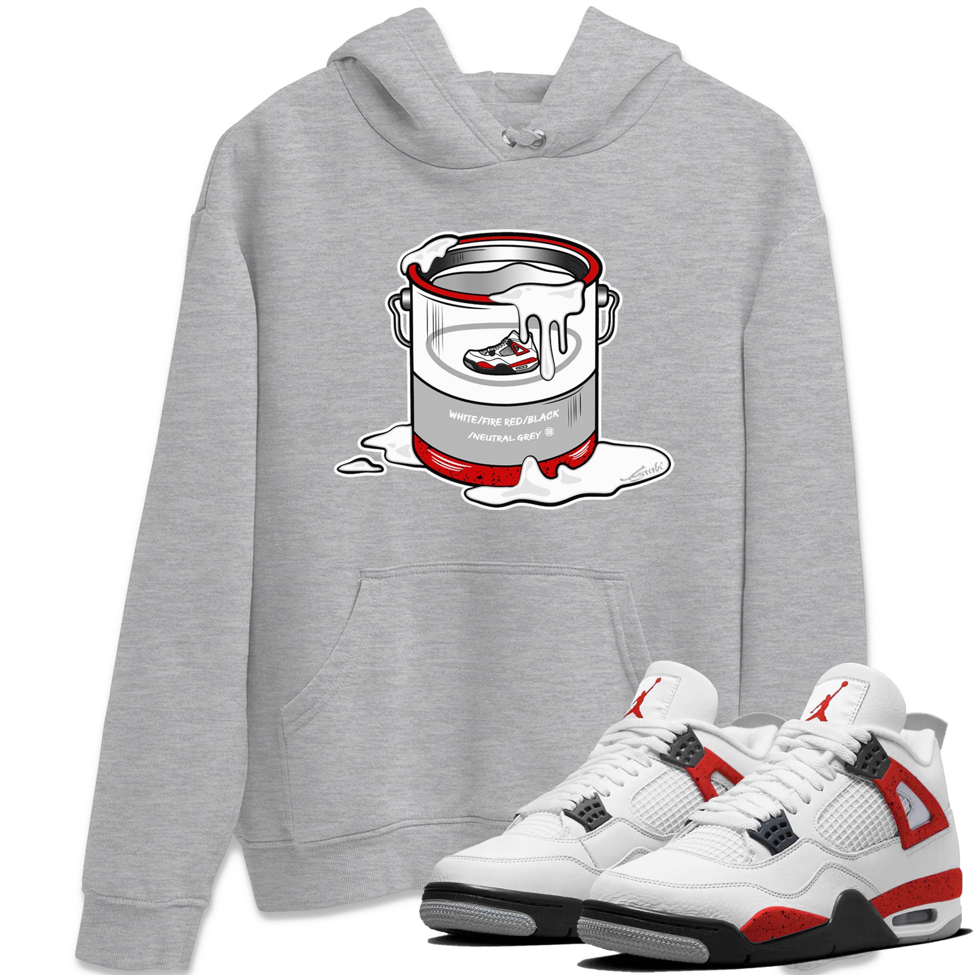 Bucket Unisex Tops - Air Jordan 4 Red Cement