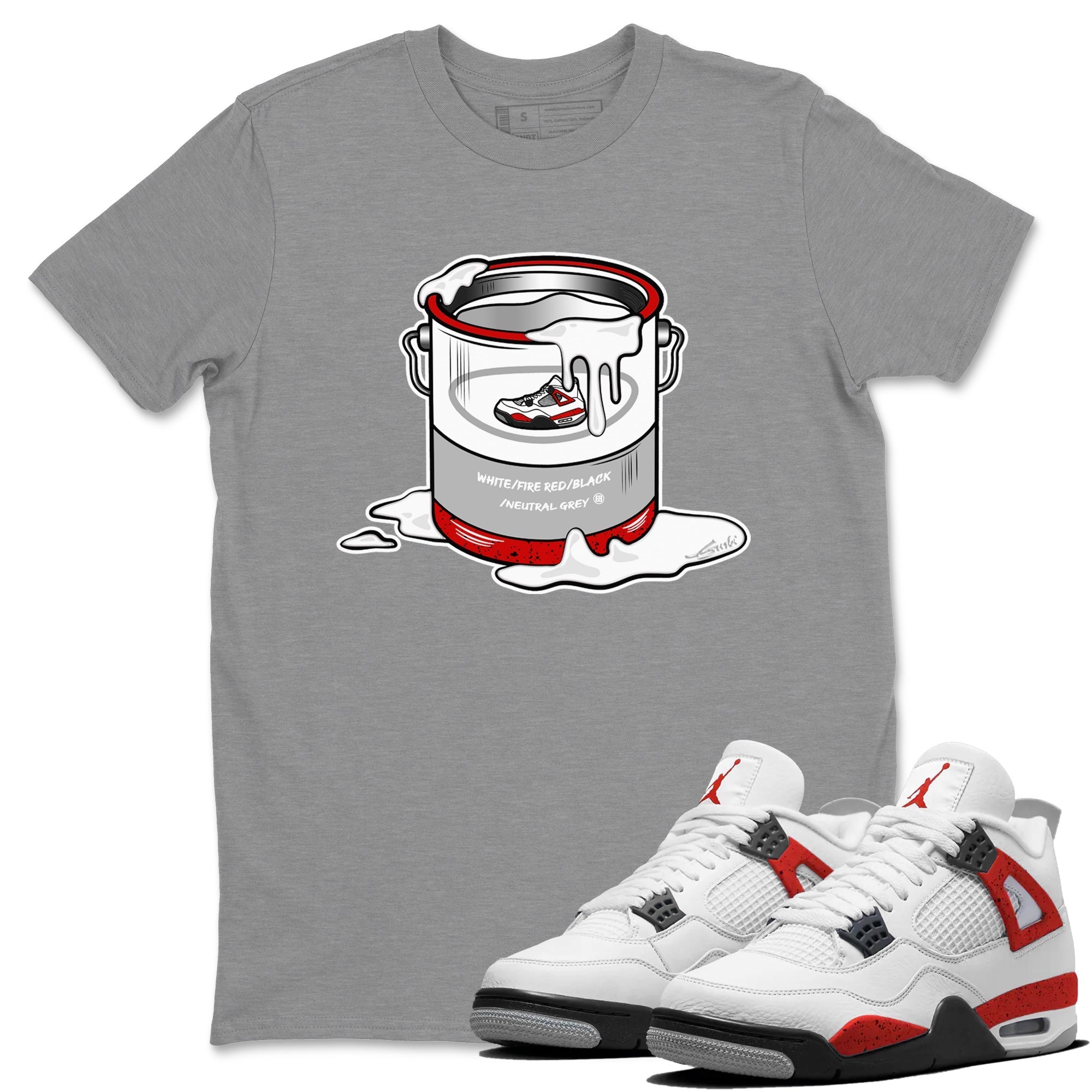 Bucket Unisex Tops - Air Jordan 4 Red Cement