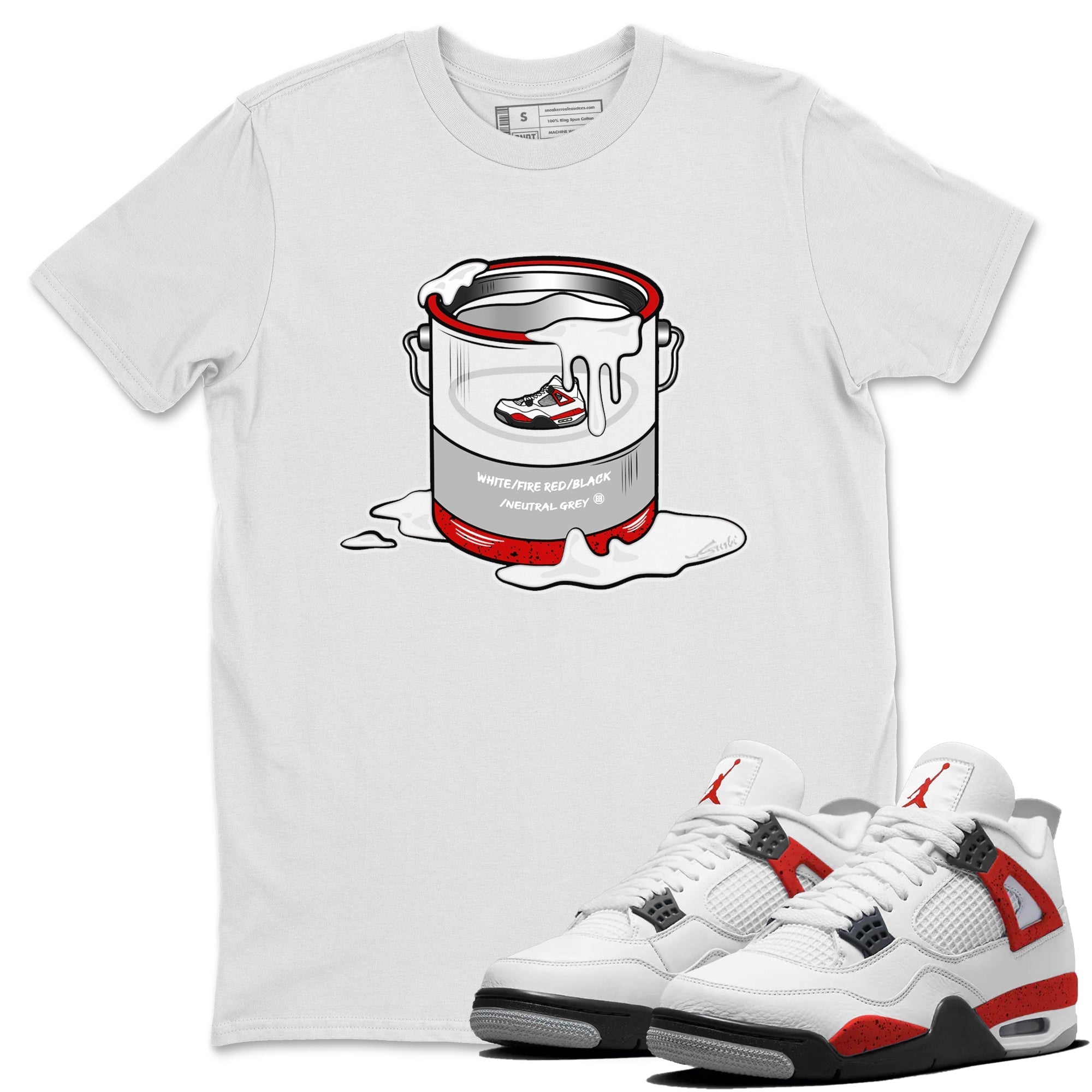 Bucket Unisex Tops - Air Jordan 4 Red Cement