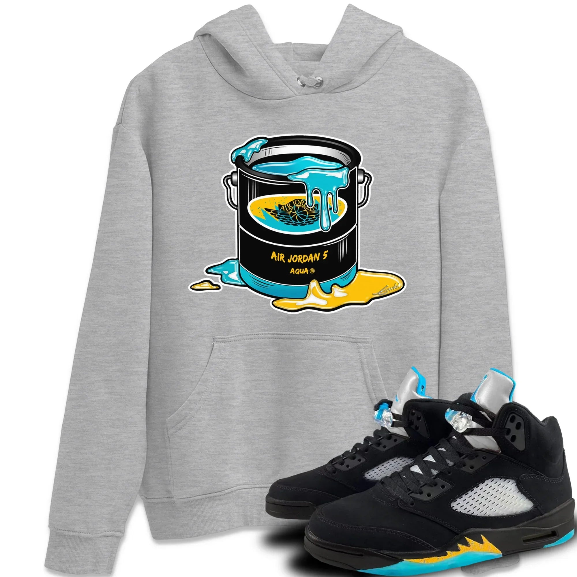 Bucket Unisex Tops - Air Jordan 5 Aqua