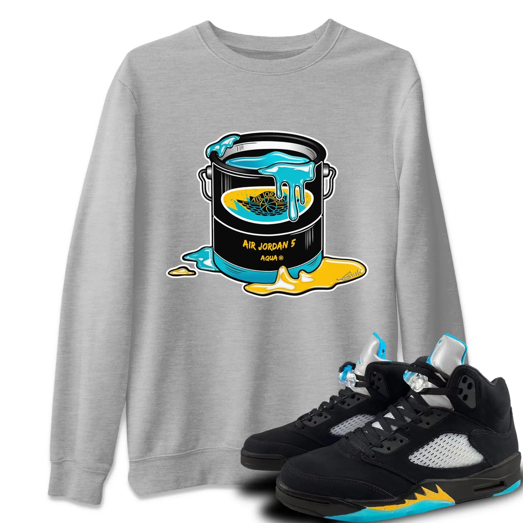 Bucket Unisex Tops - Air Jordan 5 Aqua