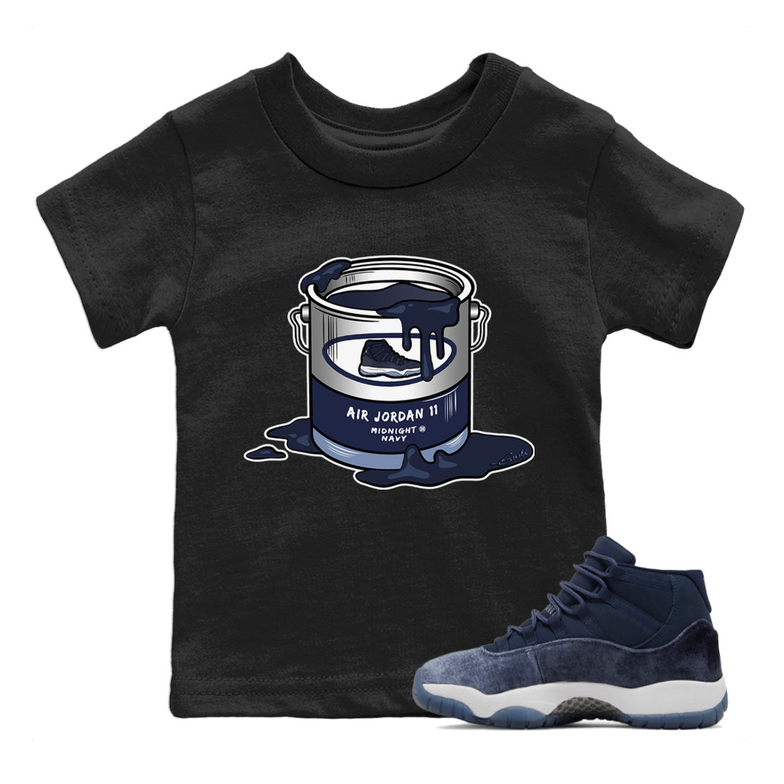 Bucket Kids Tops - Air Jordan 11 Midnight Navy