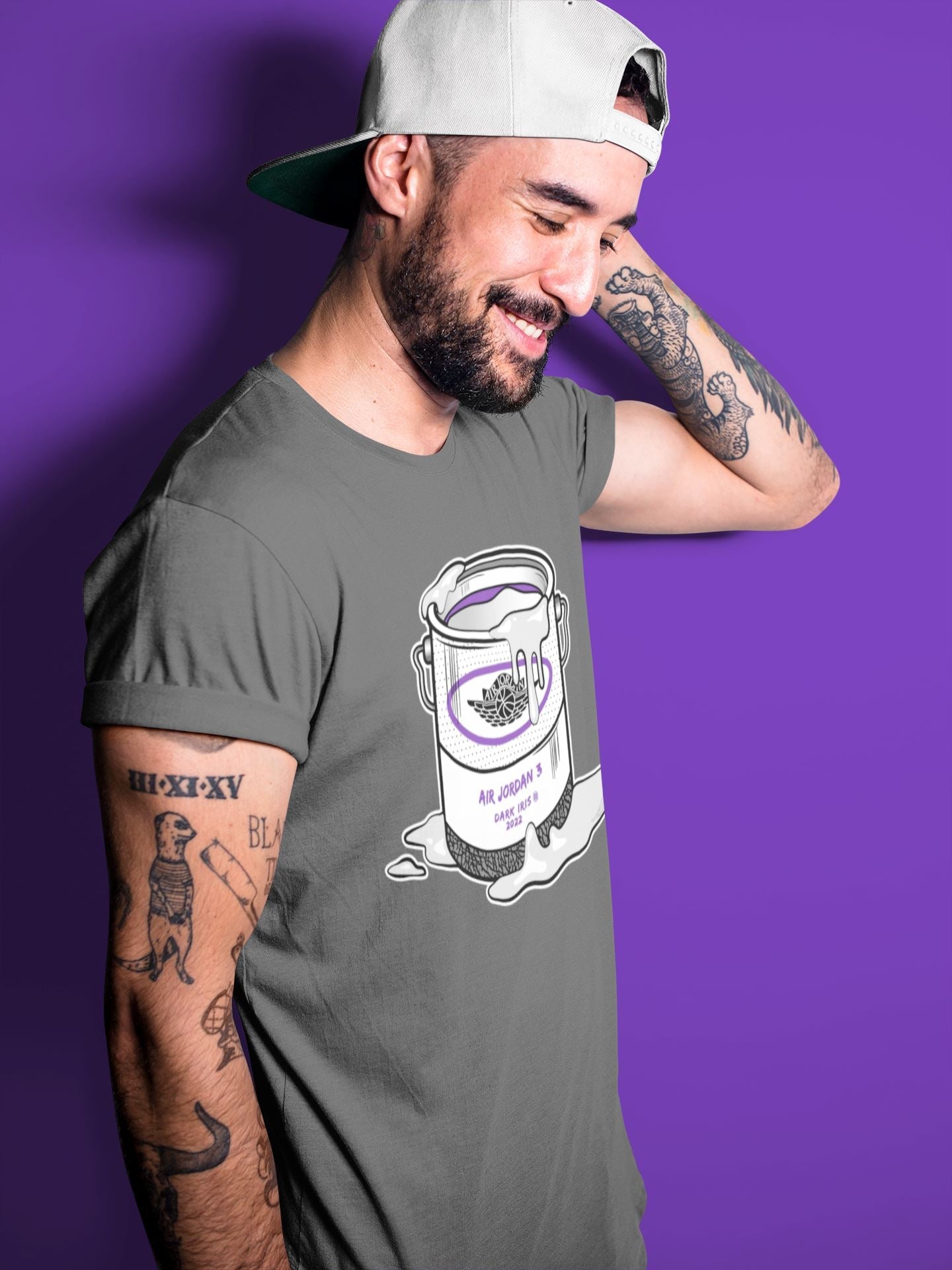 Bucket Unisex Tops - Air Jordan 3 Dark Iris