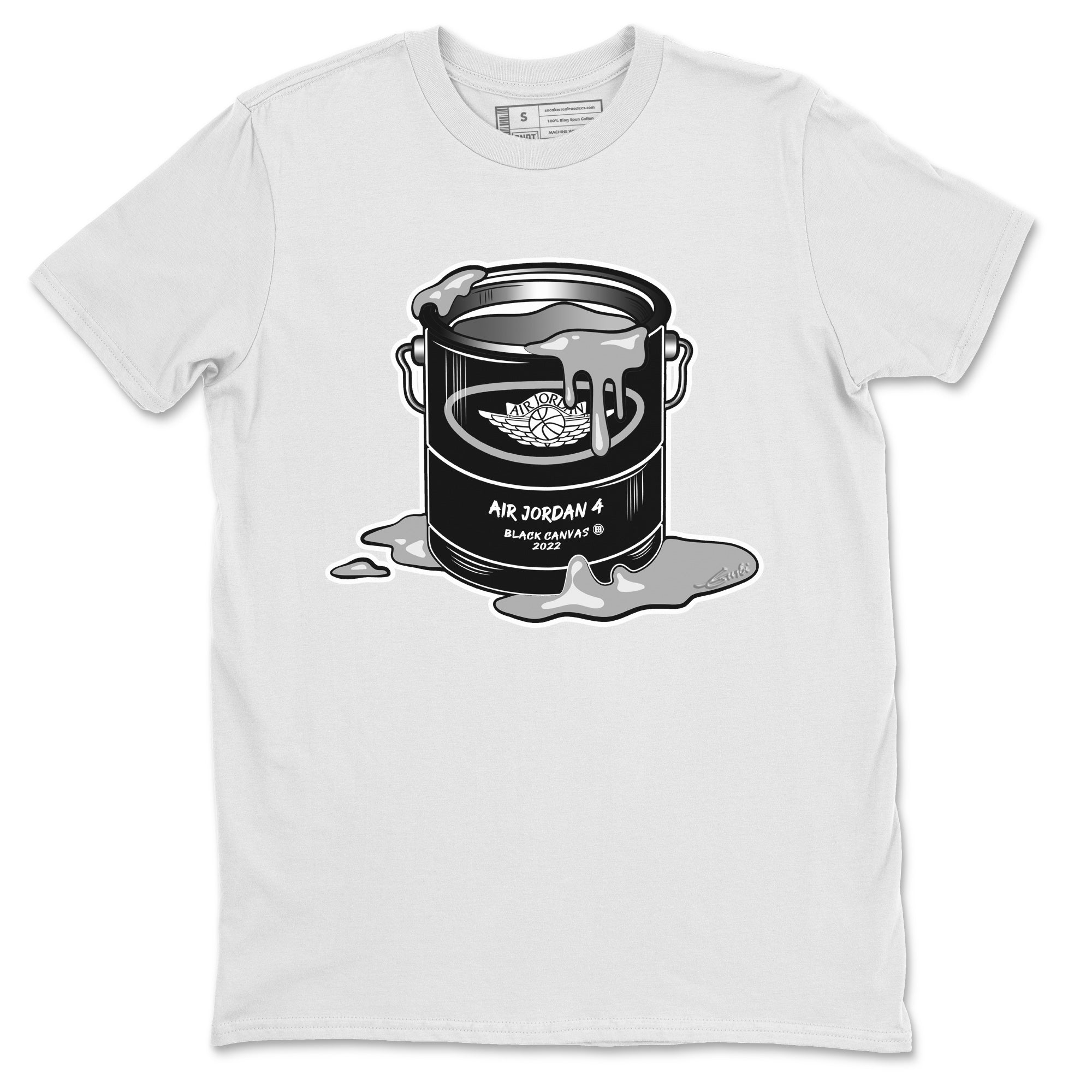 Bucket Unisex Tops - Air Jordan 4 Black Canvas