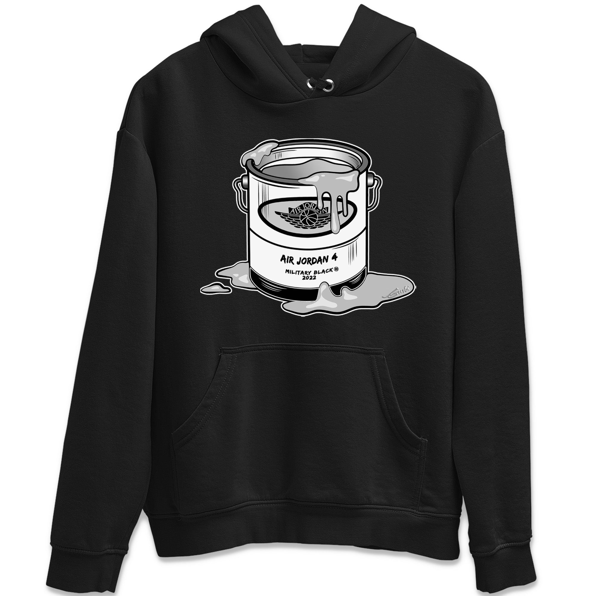 Bucket Unisex Tops - Air Jordan 4 Military Black