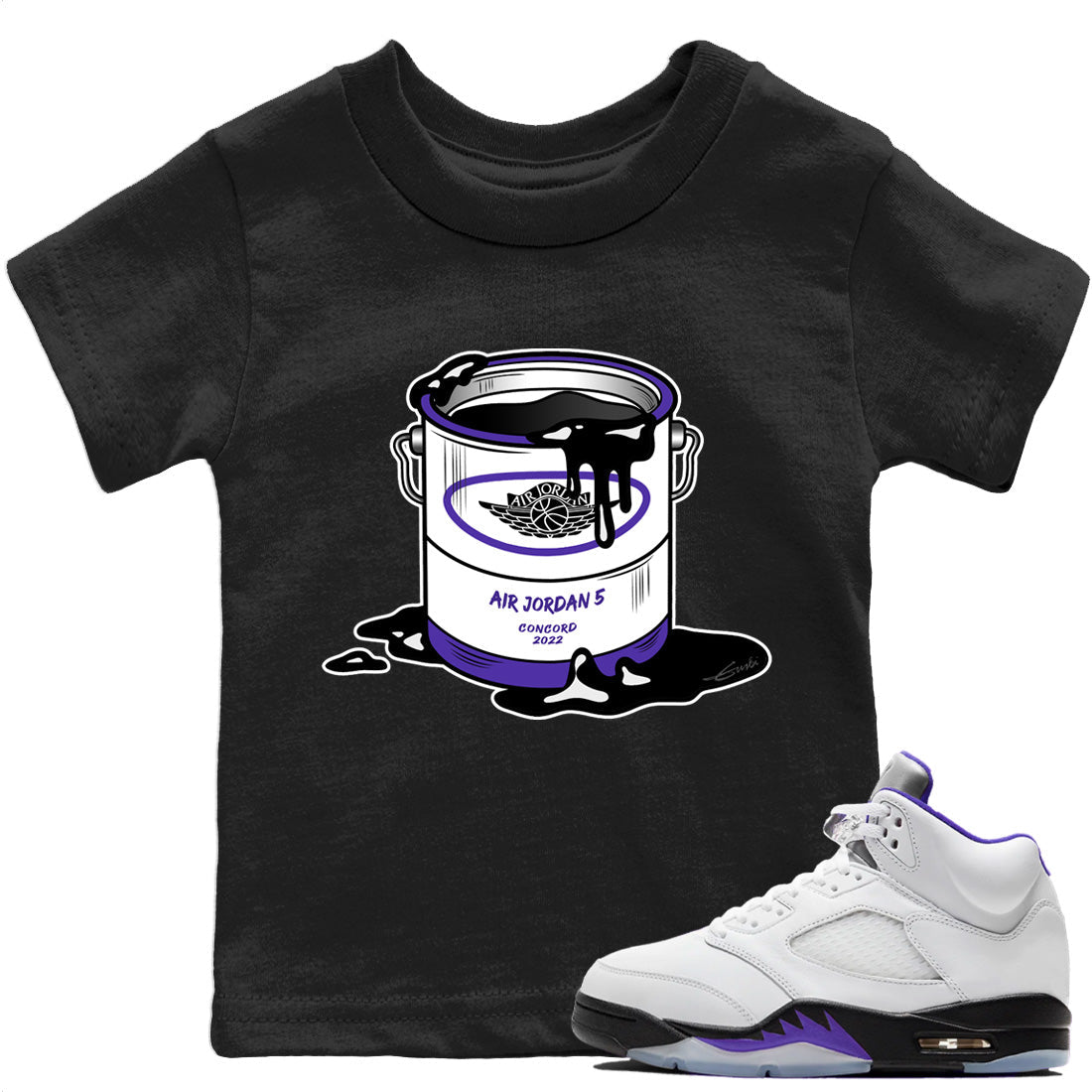 Bucket Kids Tops - Air Jordan 5 Concord