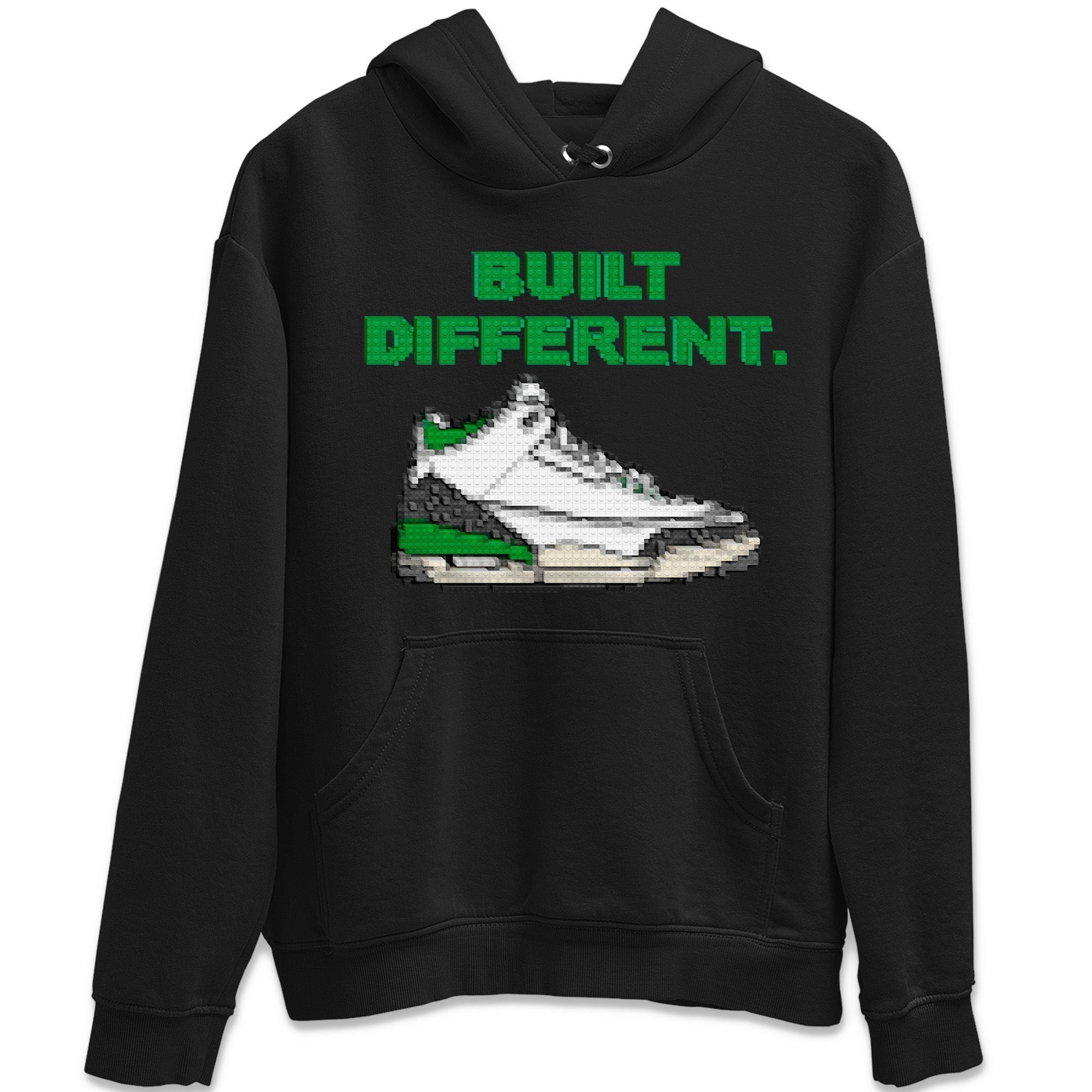 Built Different Unisex Tops - Air Jordan 3 Lucky Green