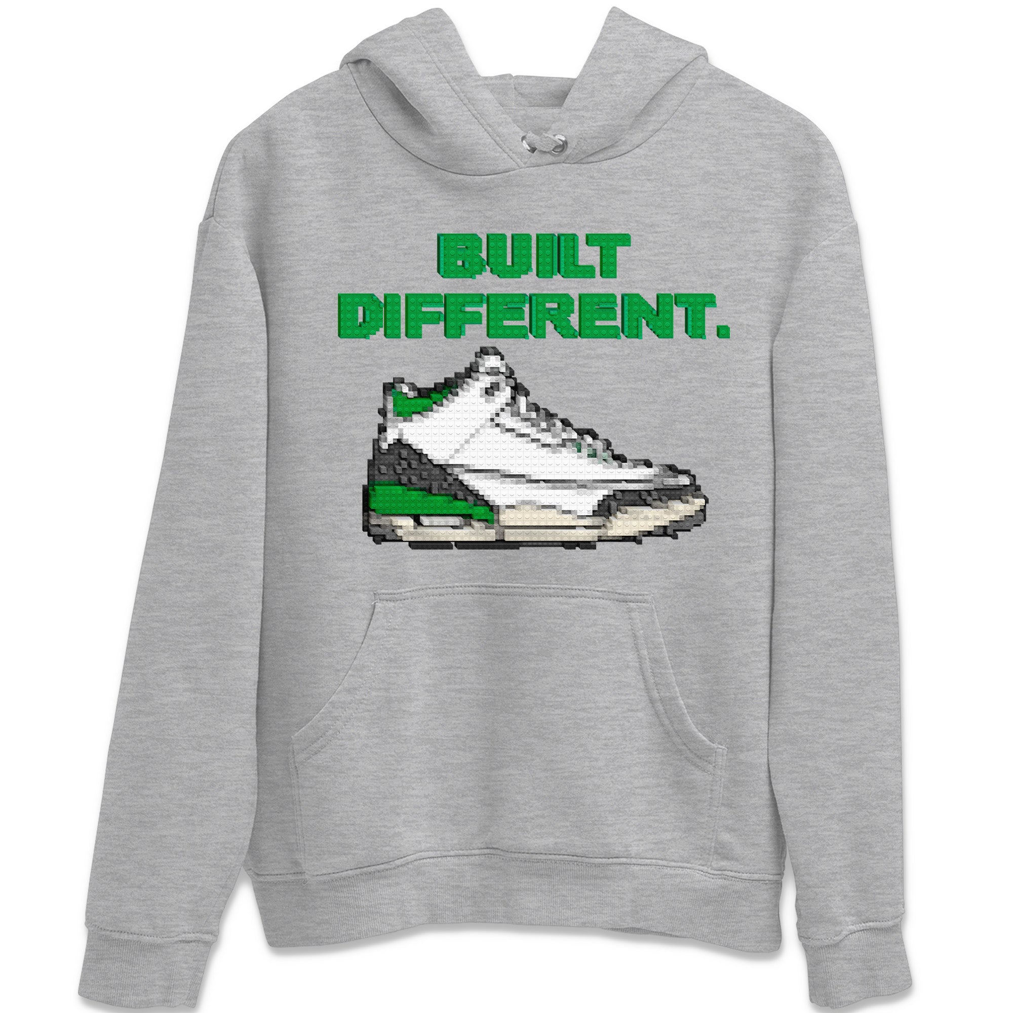 Built Different Unisex Tops - Air Jordan 3 Lucky Green