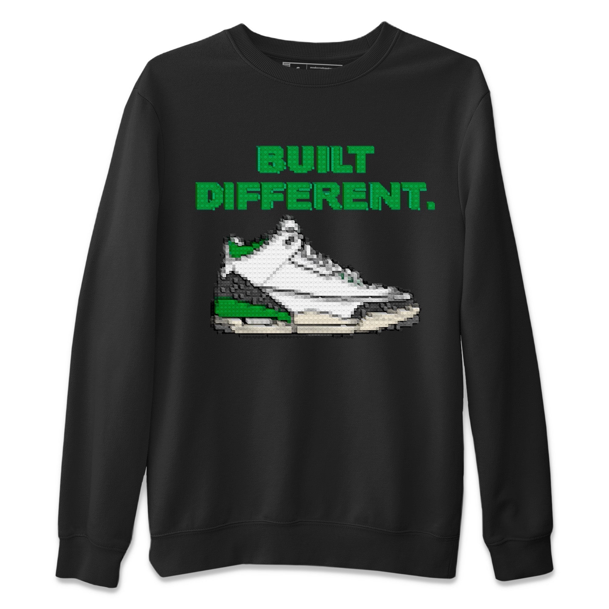 Built Different Unisex Tops - Air Jordan 3 Lucky Green