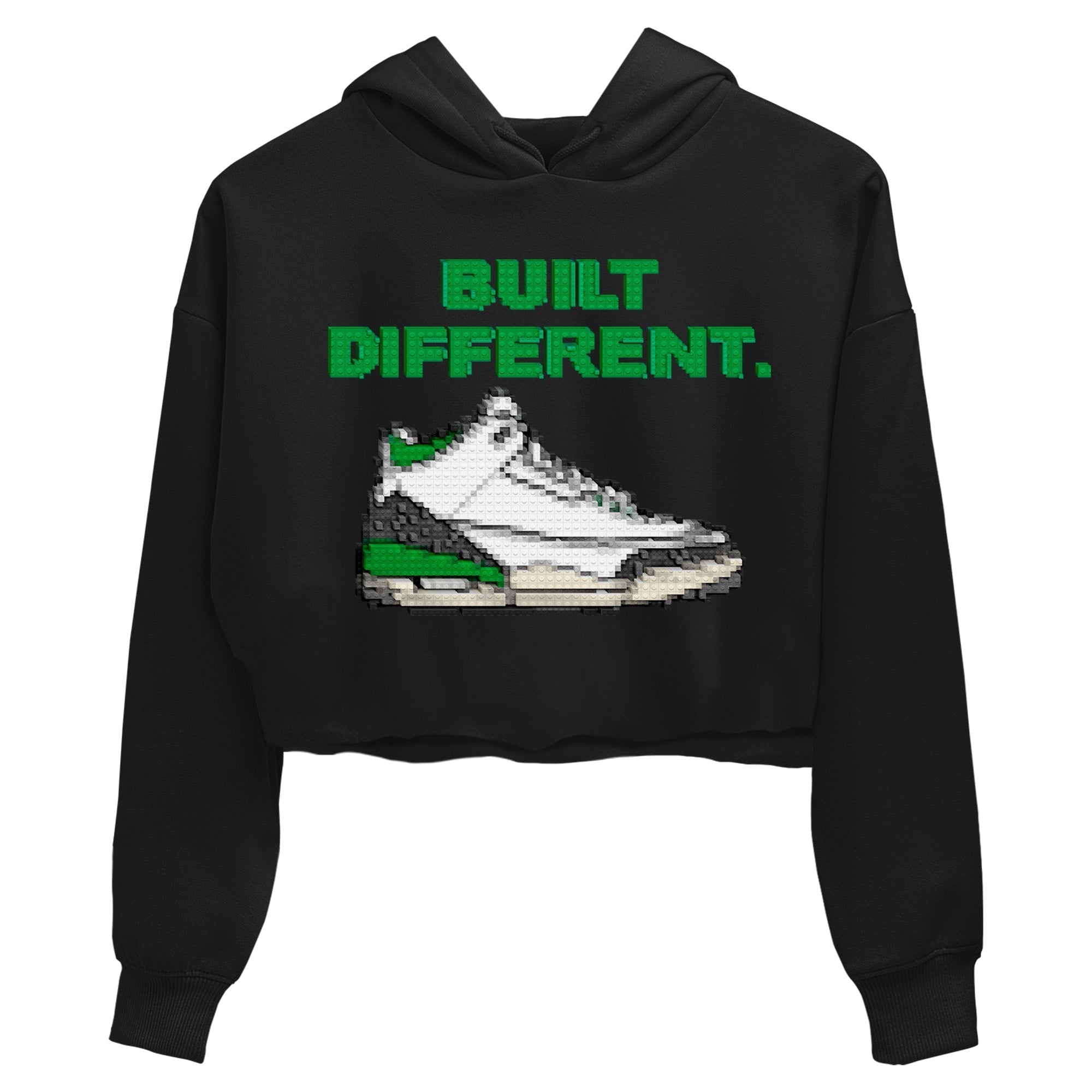 Built Different Women's Tops - Air Jordan 3 Lucky Green