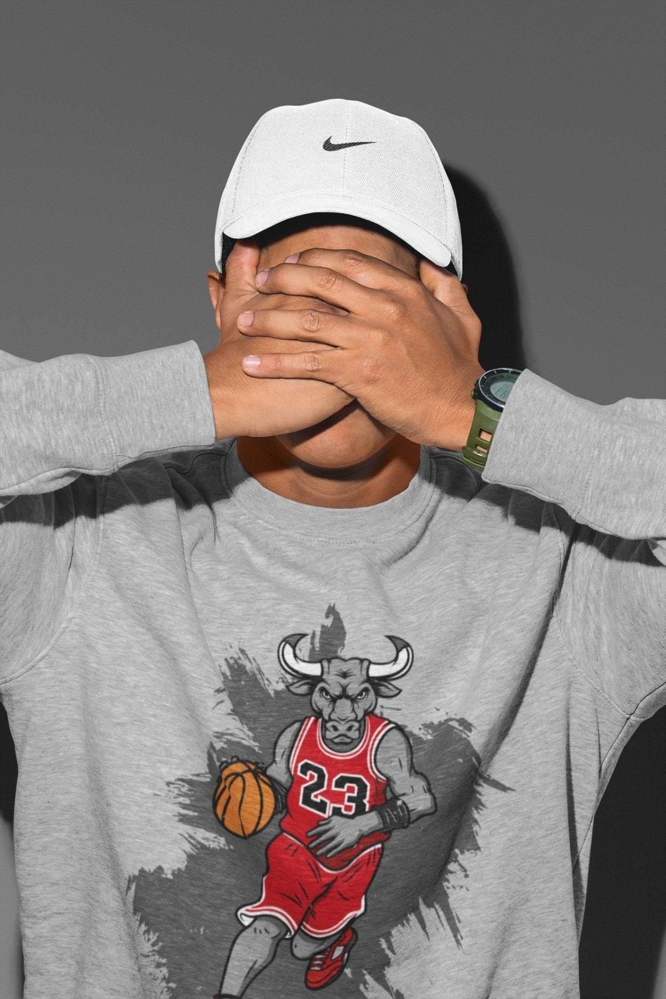 Bull Figure Unisex Tops - Air Jordan 5 Raging Bull