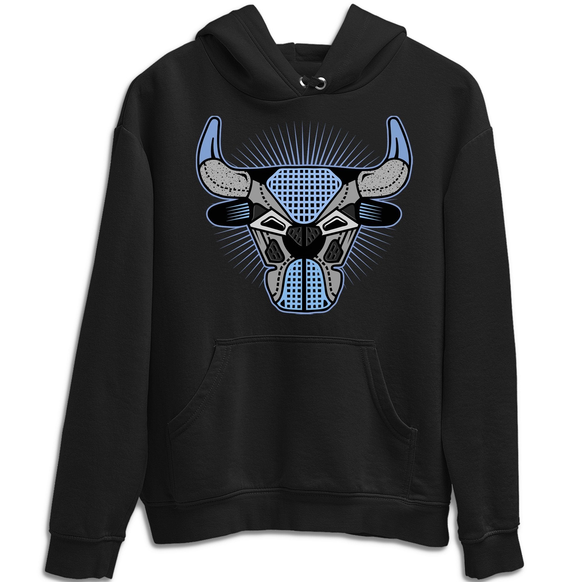 Bull Head Unisex Tops - Air Jordan 4 University Blue