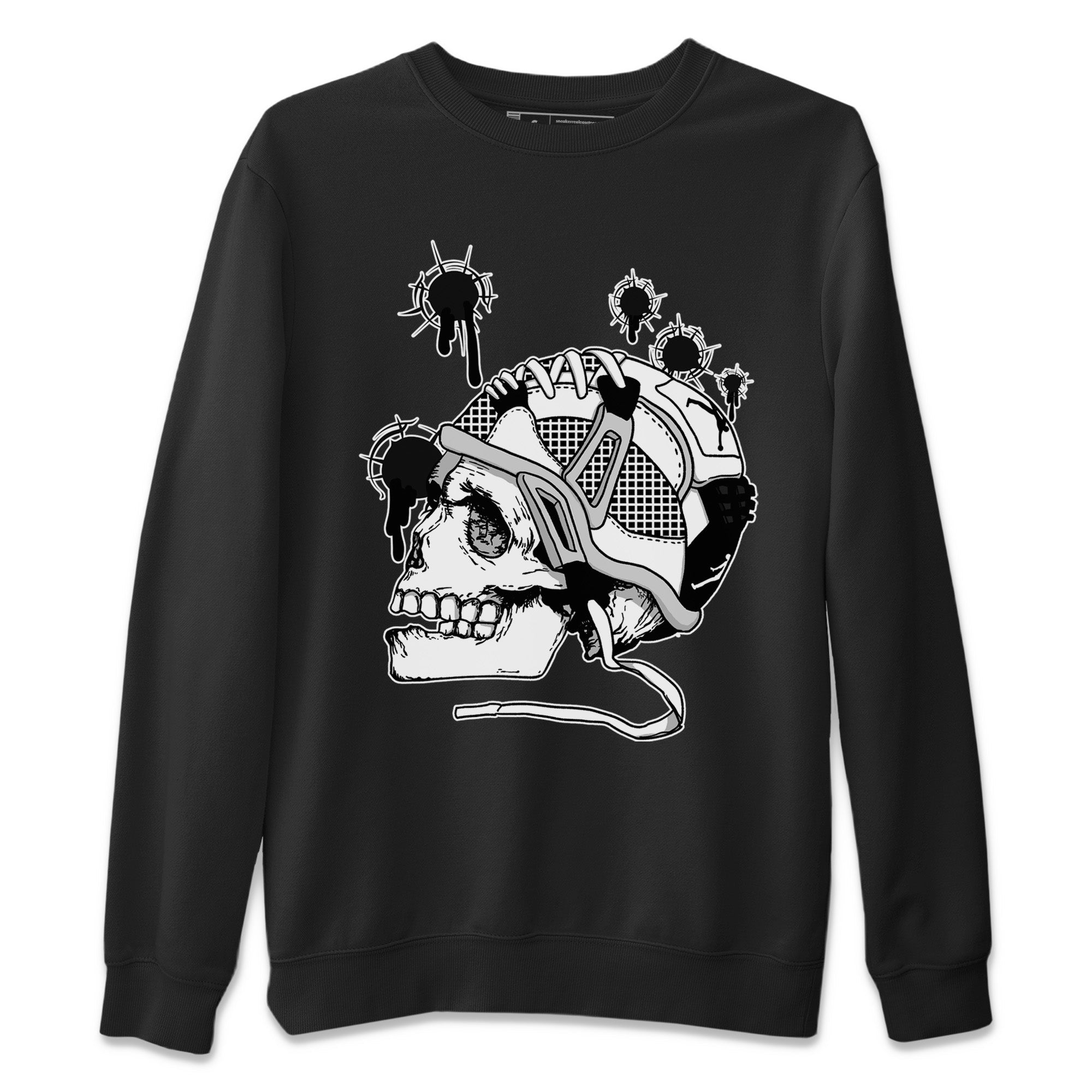 Bullet Holes Unisex Tops - Air Jordan 4 Military Black