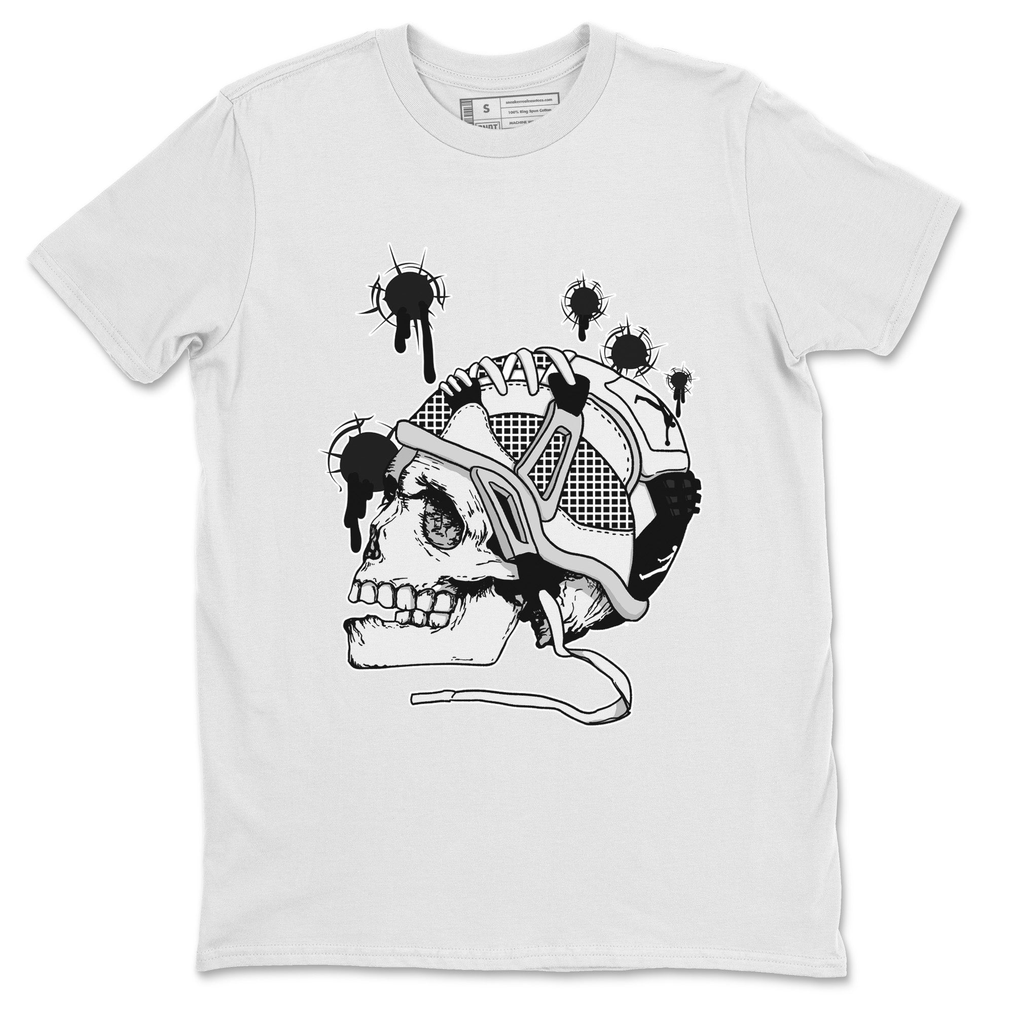 Bullet Holes Unisex Tops - Air Jordan 4 Military Black