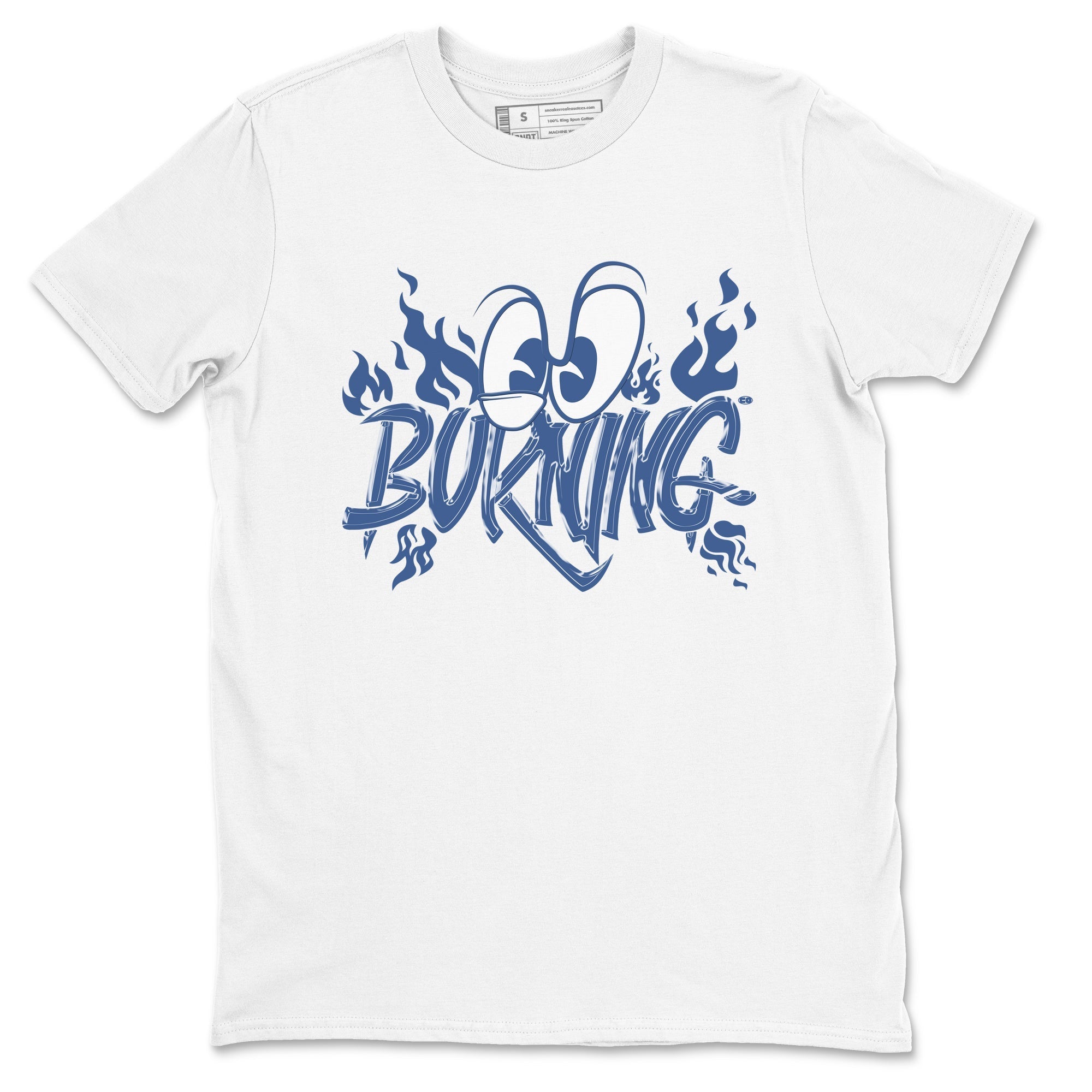Burning snkmatch Tees - Air Jordan 11 Diffused Blue