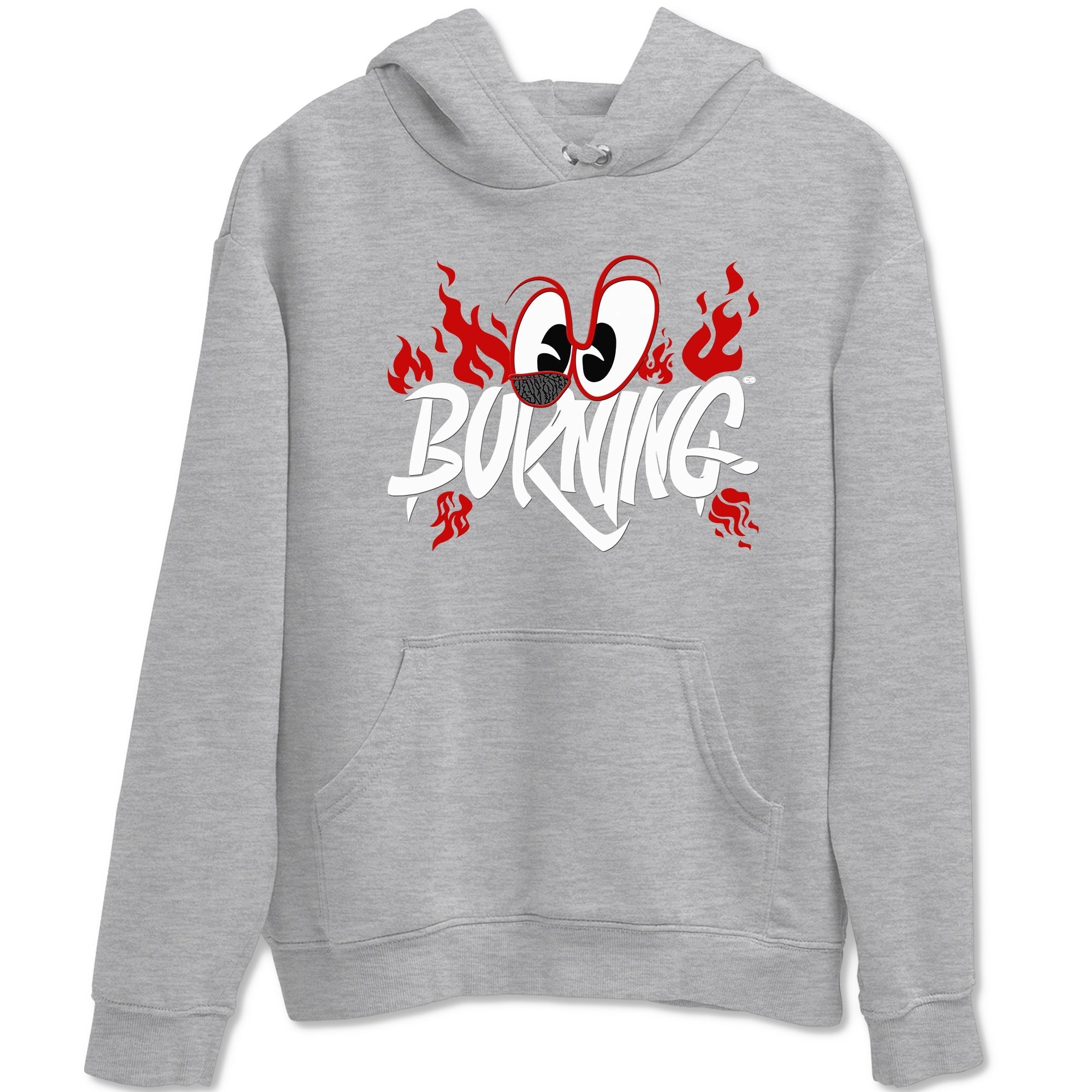 Burning snkmatch Tees - Air Jordan 3 Cement Grey