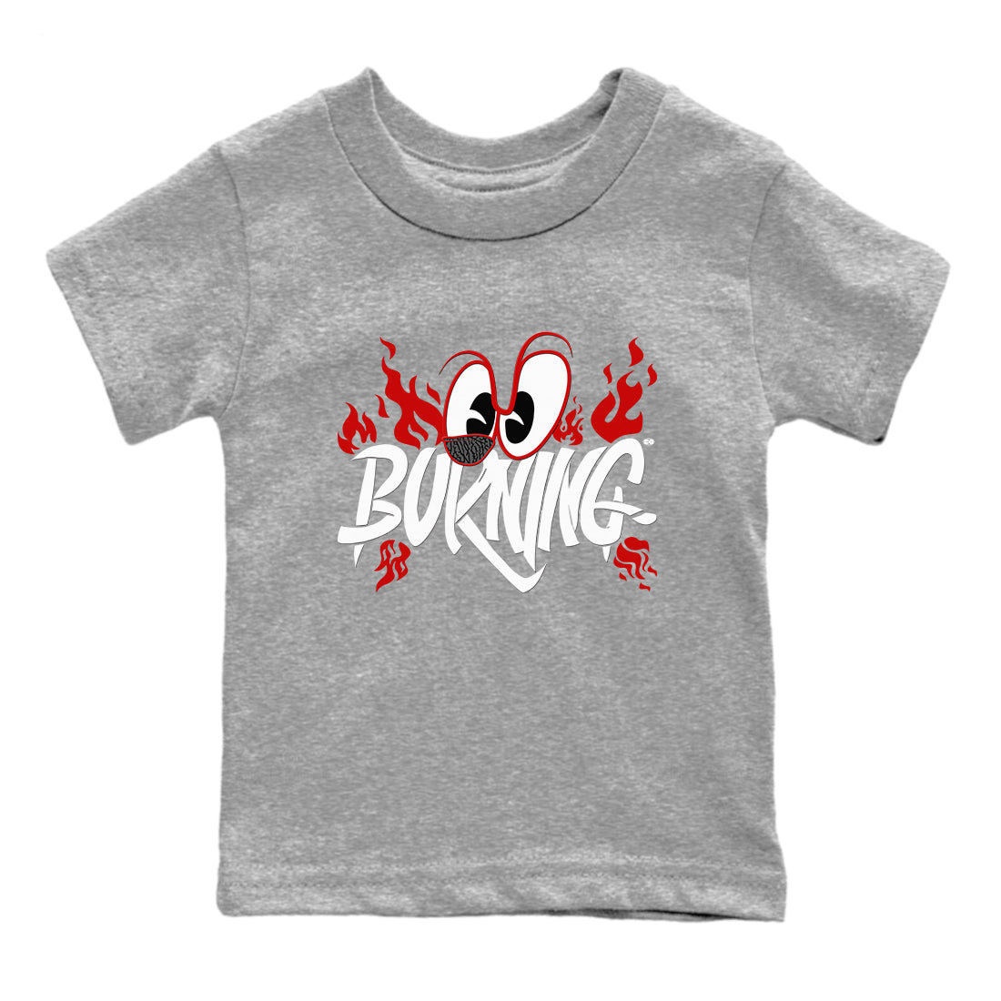 Burning snkmatch Tees Kids - Air Jordan 3 Cement Grey