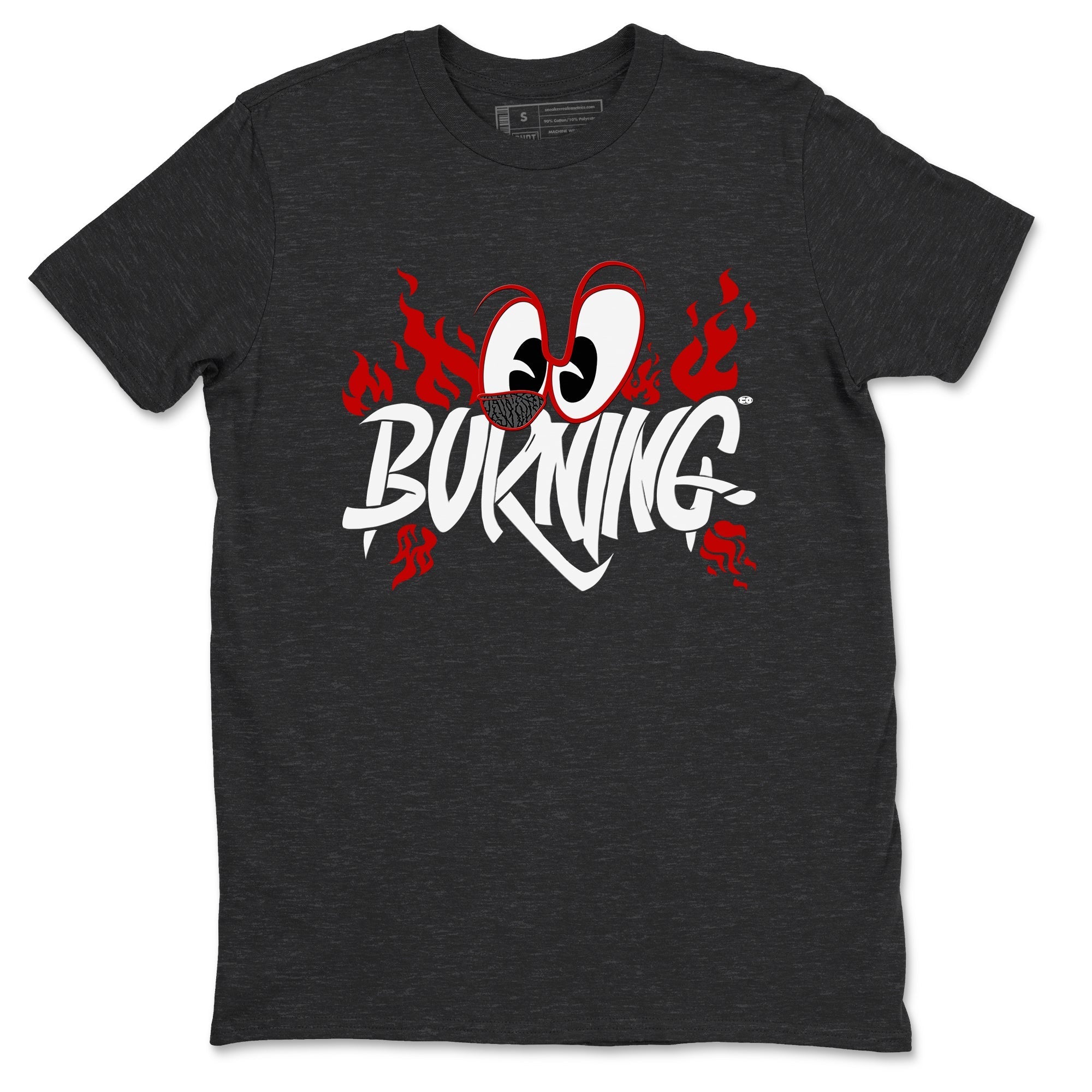 Burning snkmatch Tees - Air Jordan 3 Cement Grey