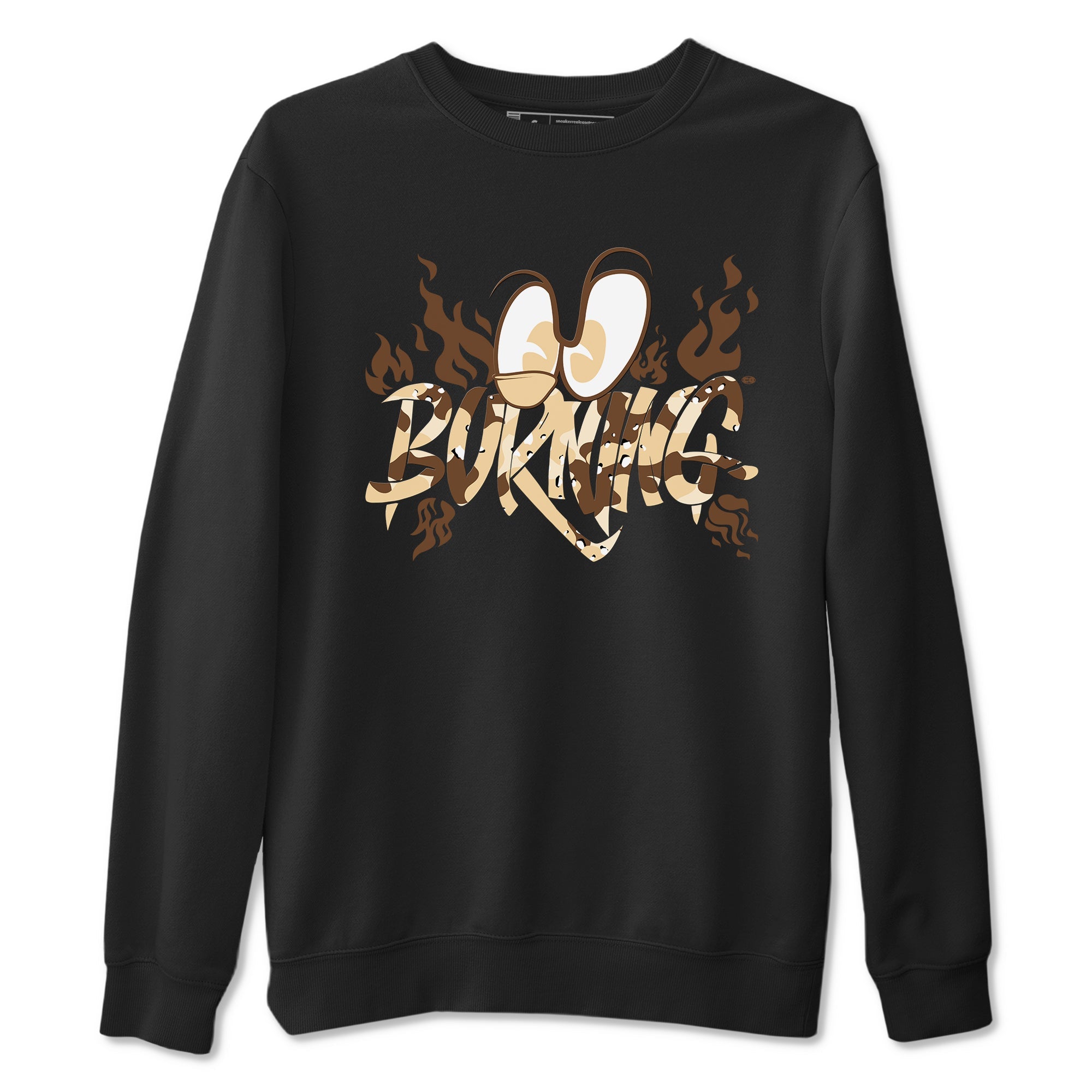 Burning snkmatch Tees - Air Jordan 3 Desert Camo
