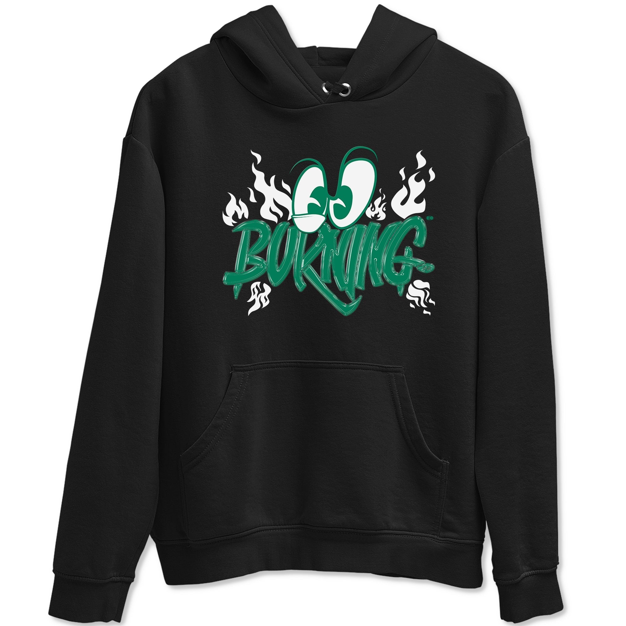 Burning snkmatch Tees - Air Jordan 4 Oxidized Green