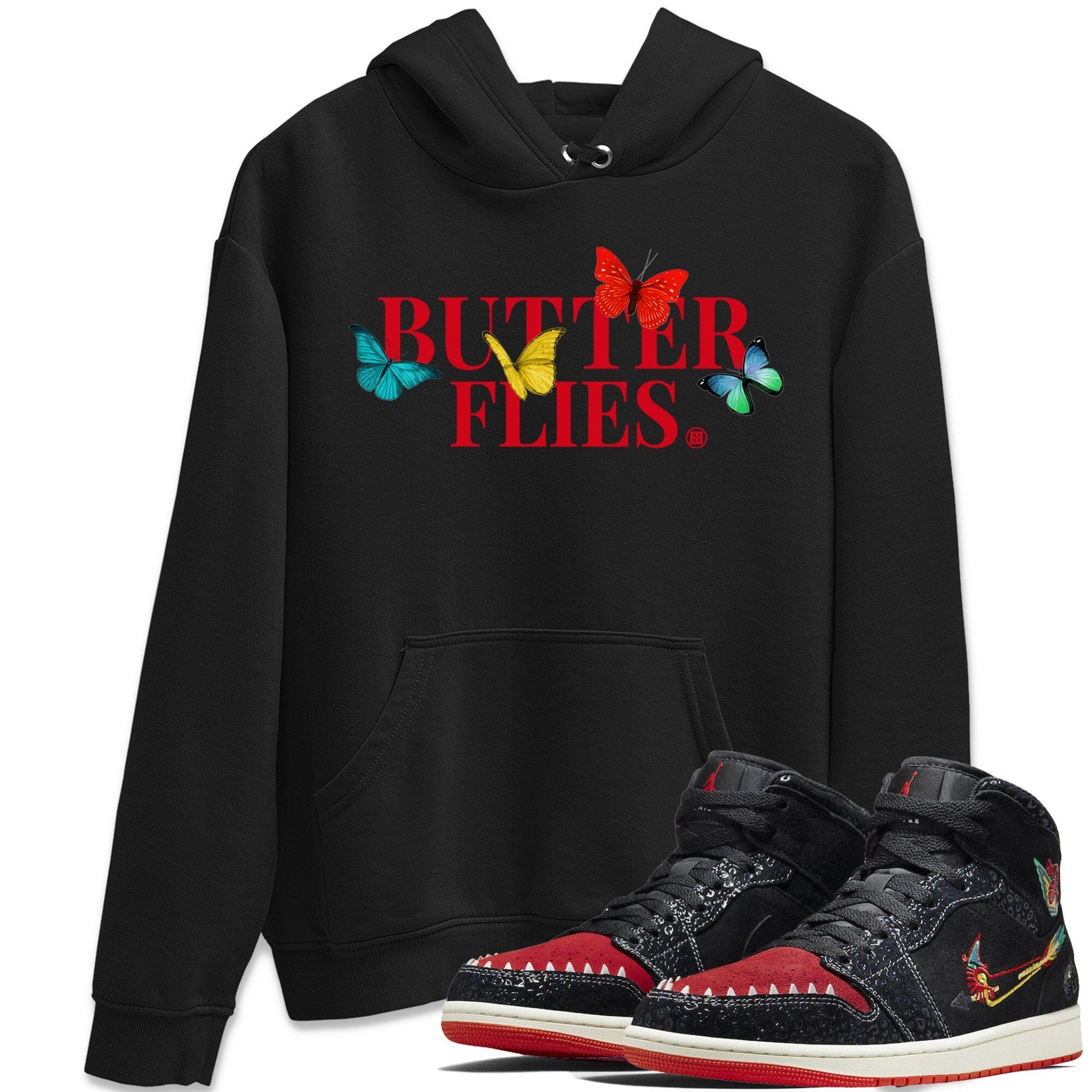 Butterflies Unisex Tops - Air Jordan 1 Siempre Familia