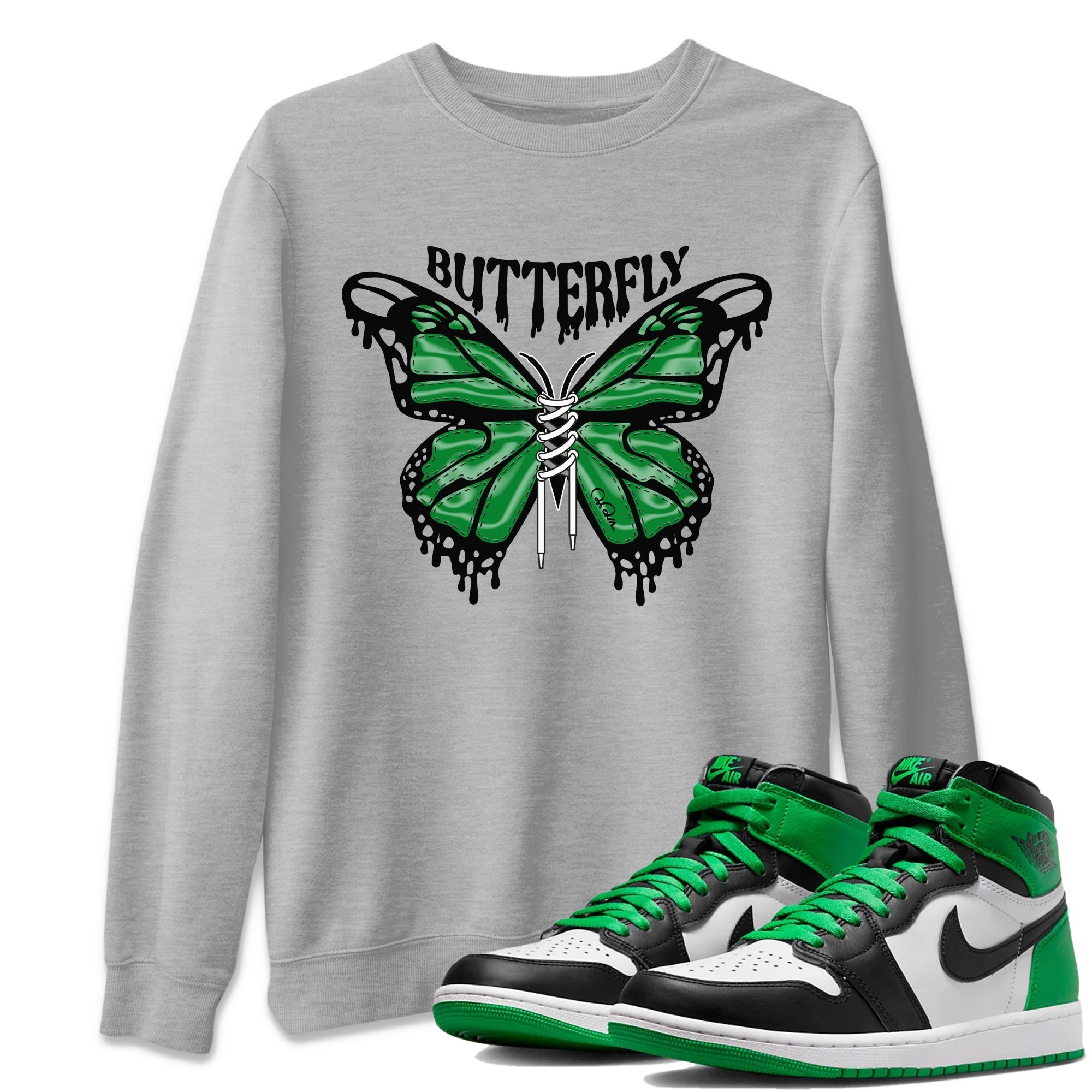 Butterfly Unisex Tops - Air Jordan 1 Celtics