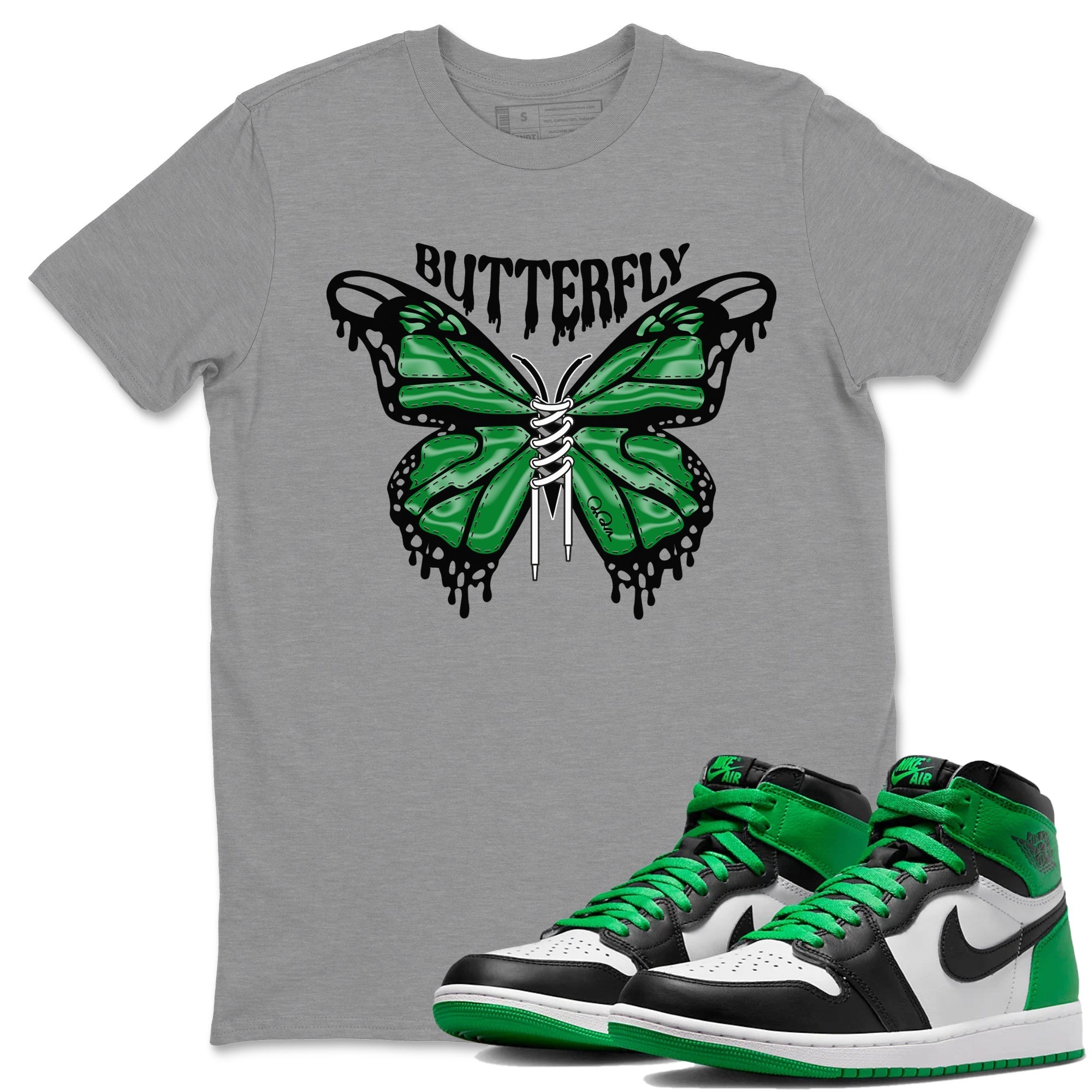 Butterfly Unisex Tops - Air Jordan 1 Celtics