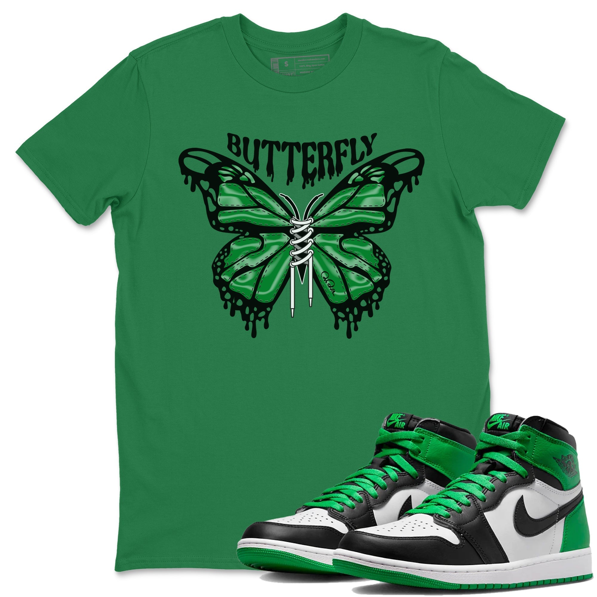 Butterfly Unisex Tops - Air Jordan 1 Celtics