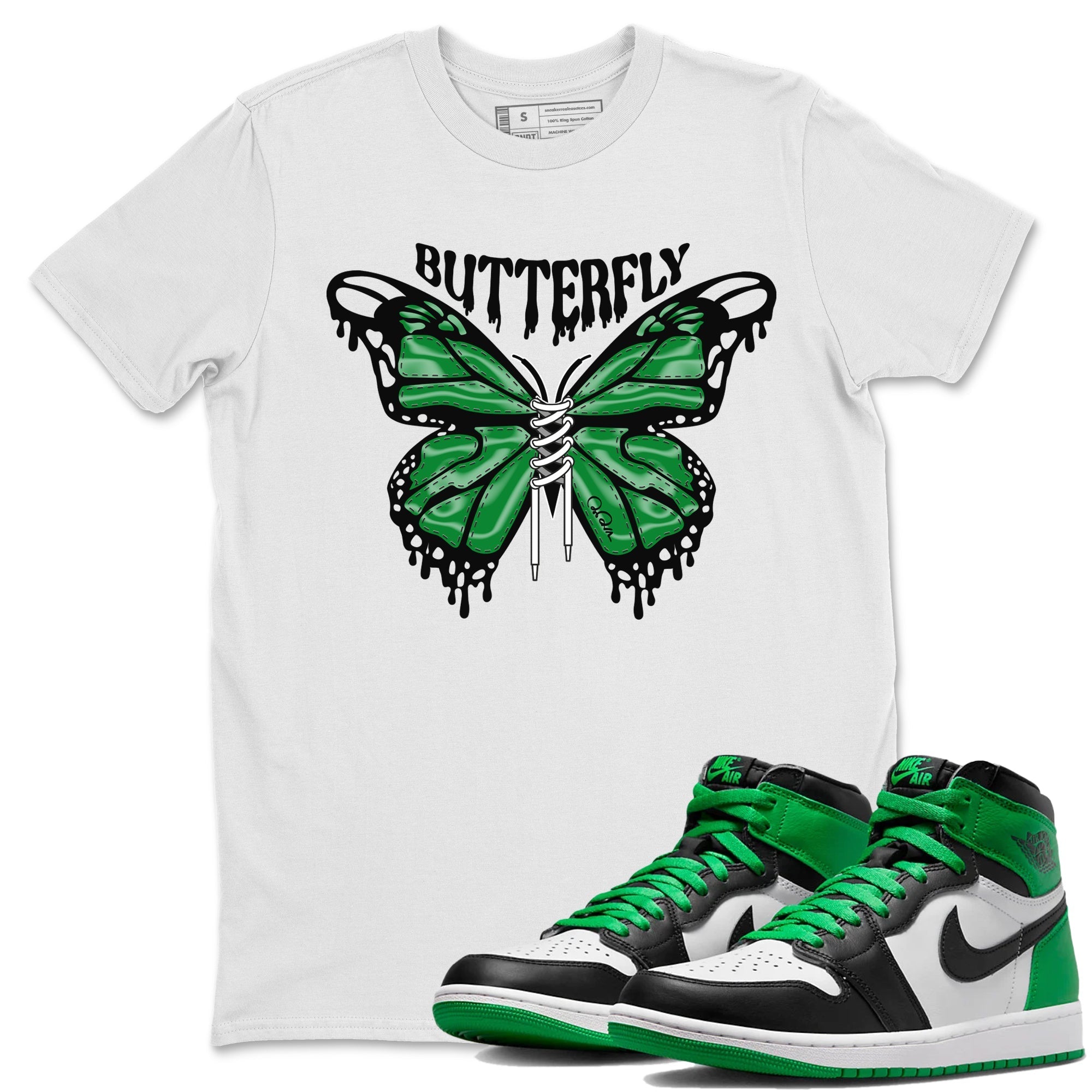 Butterfly Unisex Tops - Air Jordan 1 Celtics