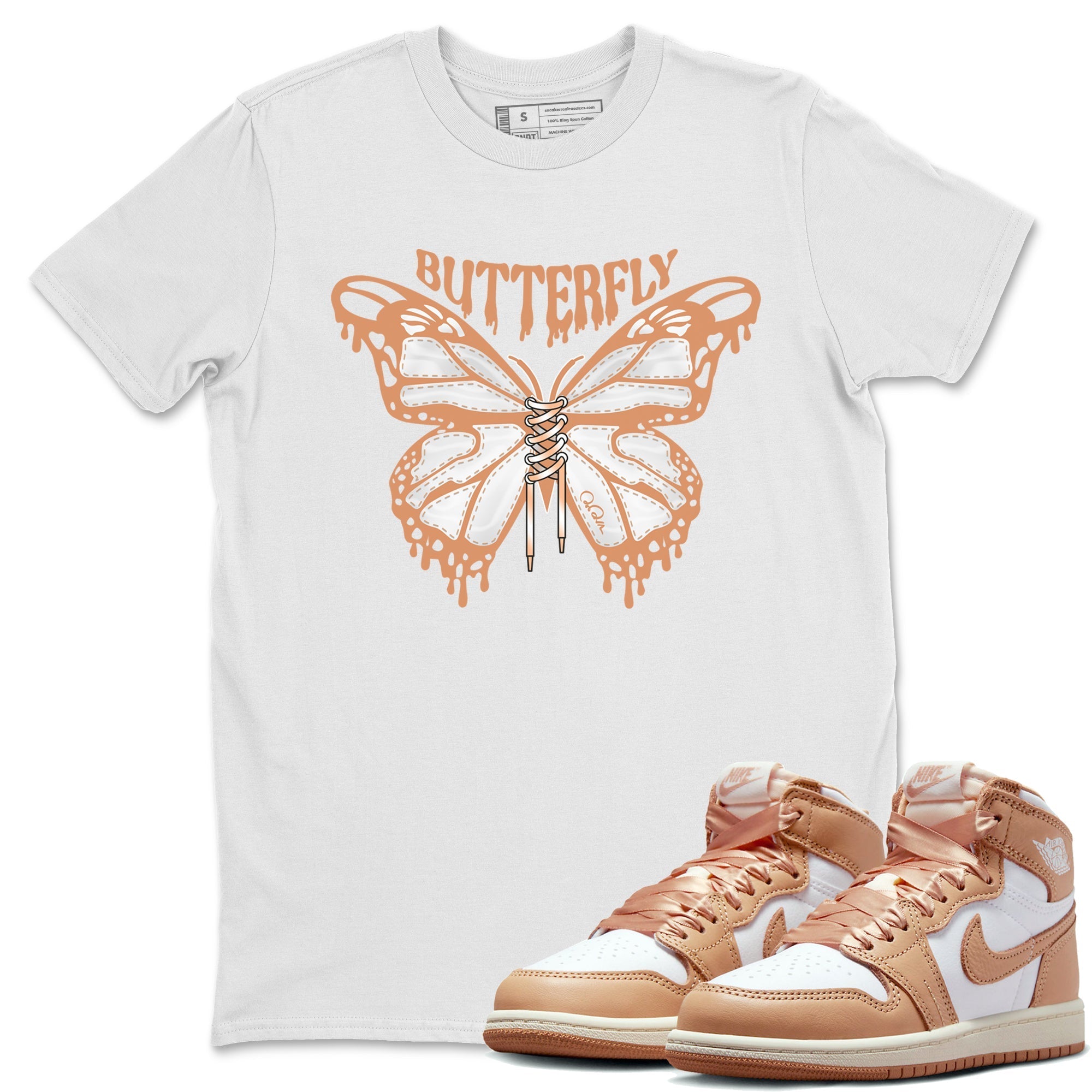 Butterfly snkmatch Tee - Air Jordan 1 Praline