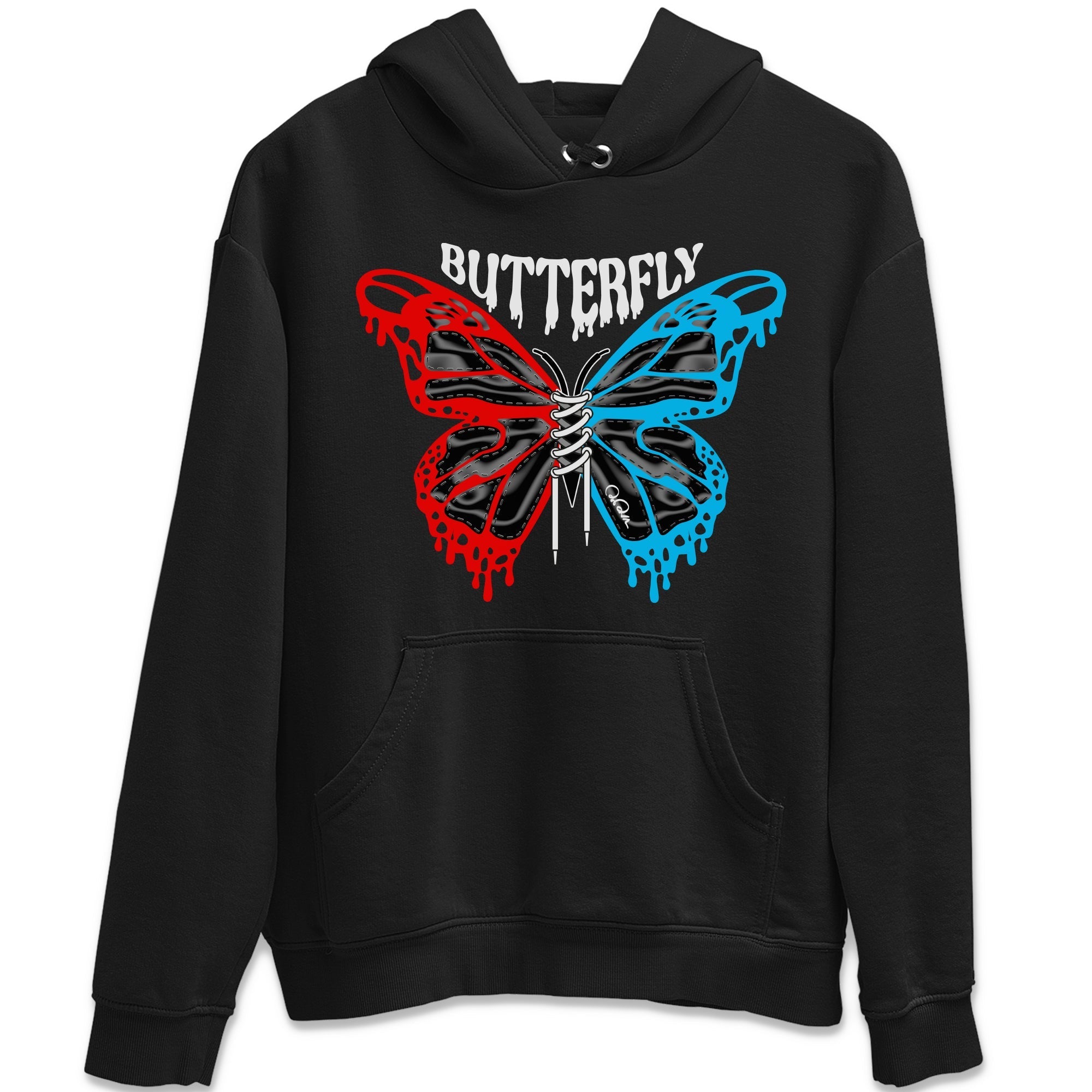 Butterfly Unisex Tops - Air Jordan 1 UNC to Chicago