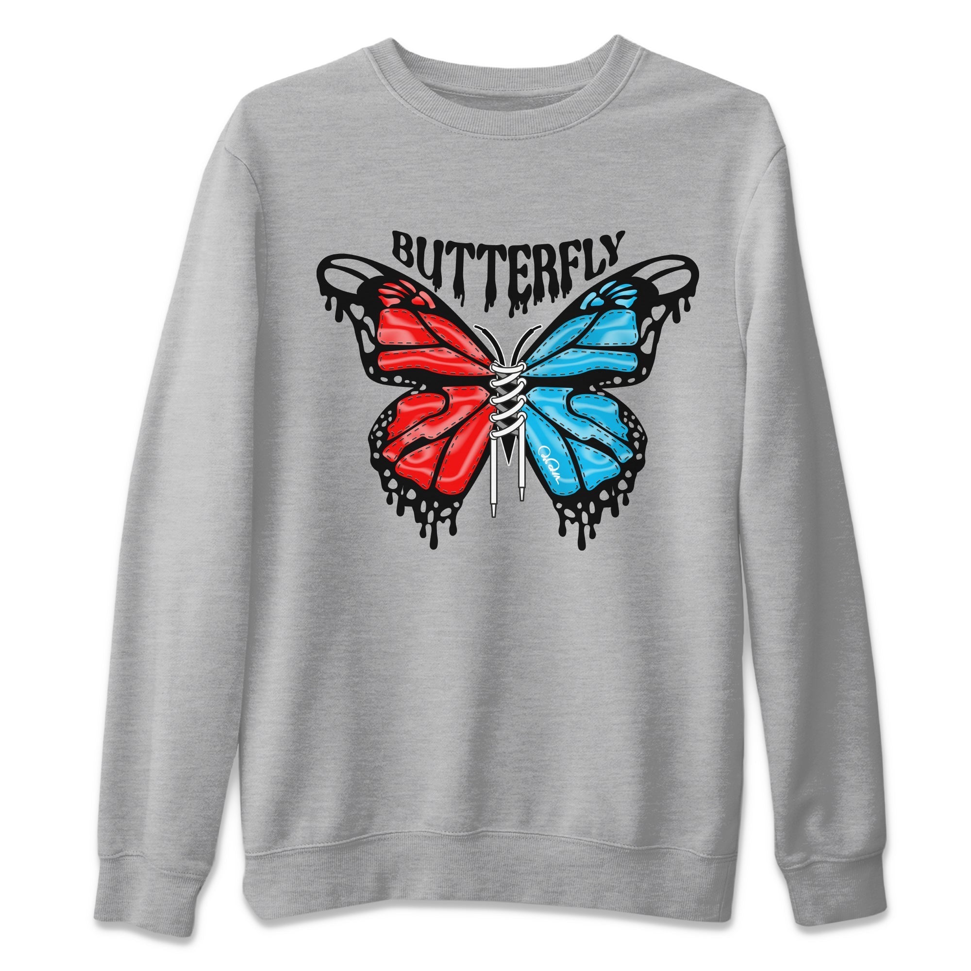 Butterfly Unisex Tops - Air Jordan 1 UNC to Chicago