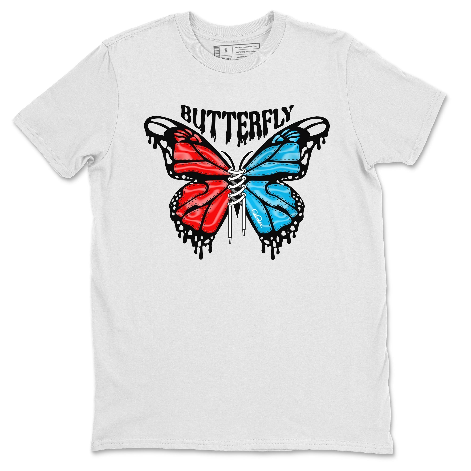 Butterfly Unisex Tops - Air Jordan 1 UNC to Chicago