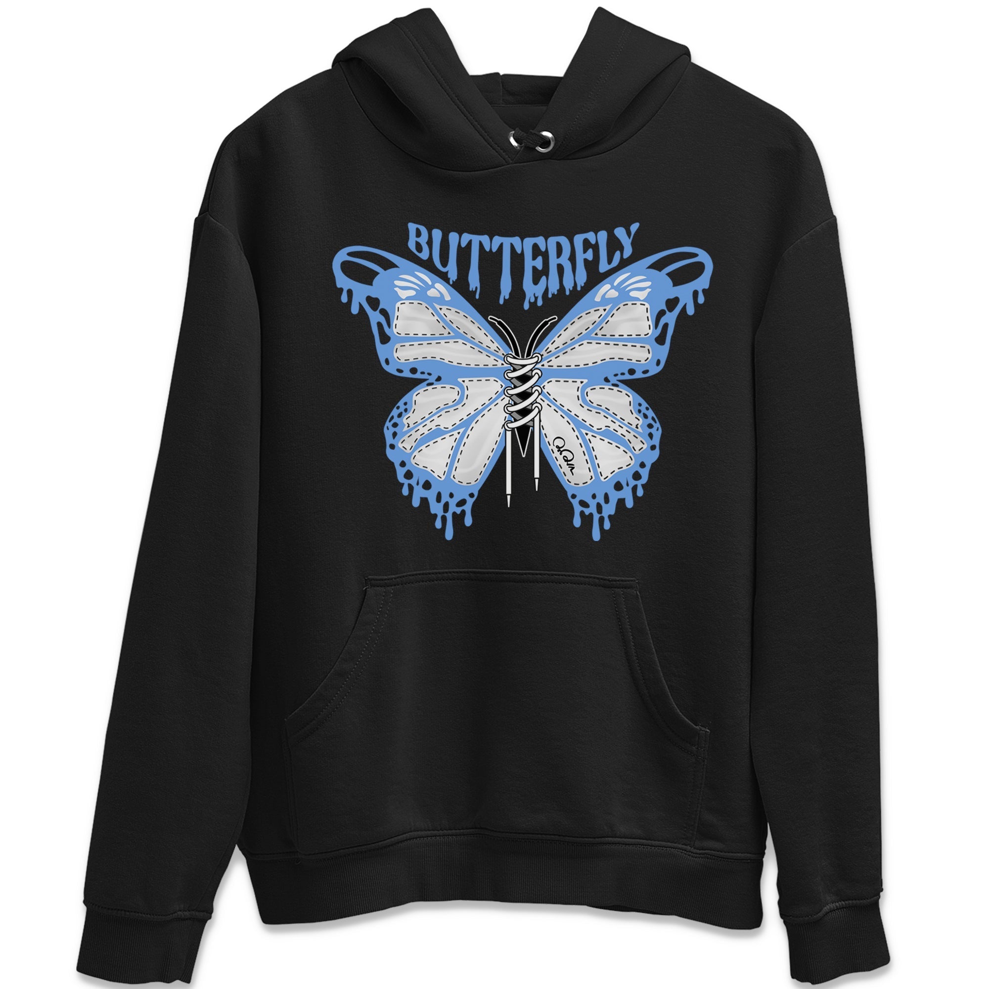 Butterfly Unisex Tops - Air Jordan 1 UNC Toe