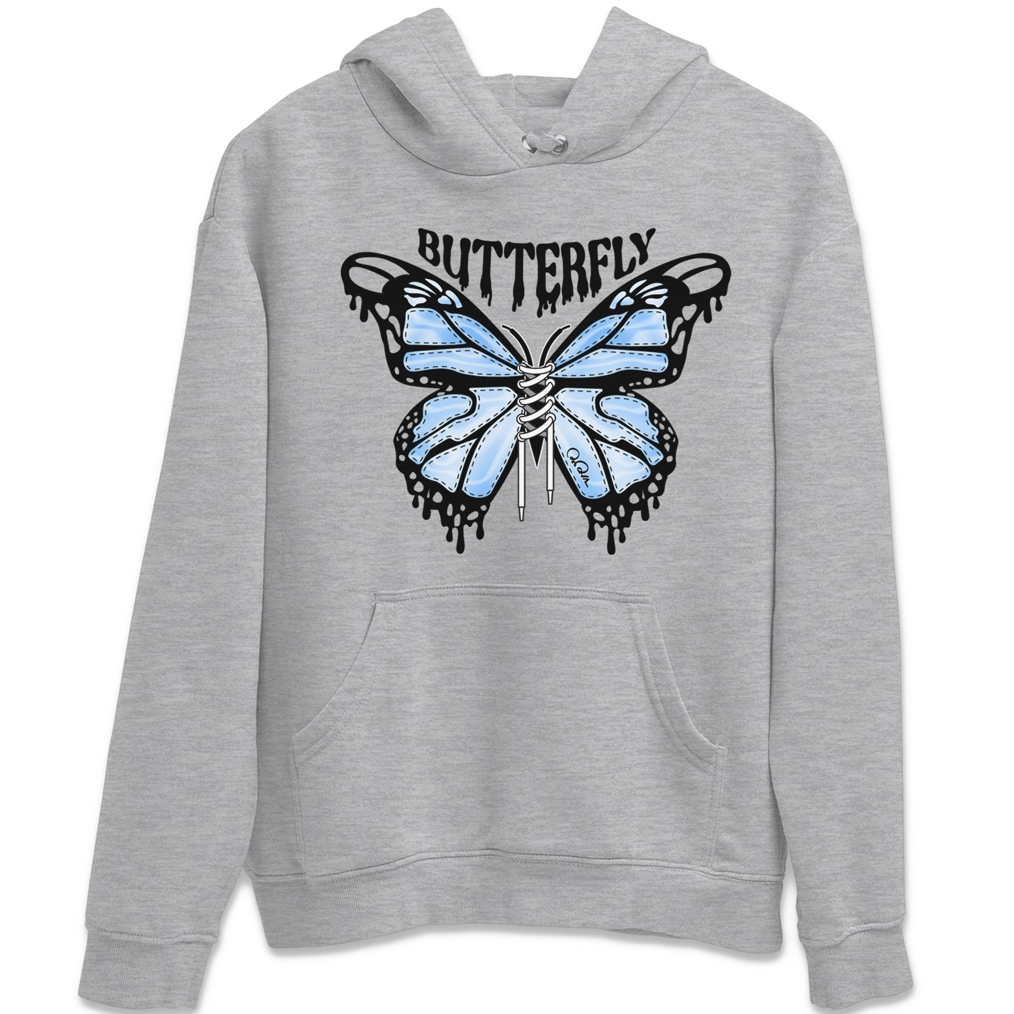 Butterfly Unisex Tops - Air Jordan 1 UNC Toe