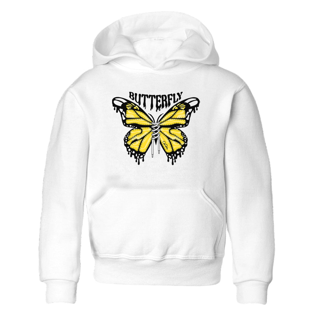 Butterfly Kids Tops - Air Jordan 4 Thunder