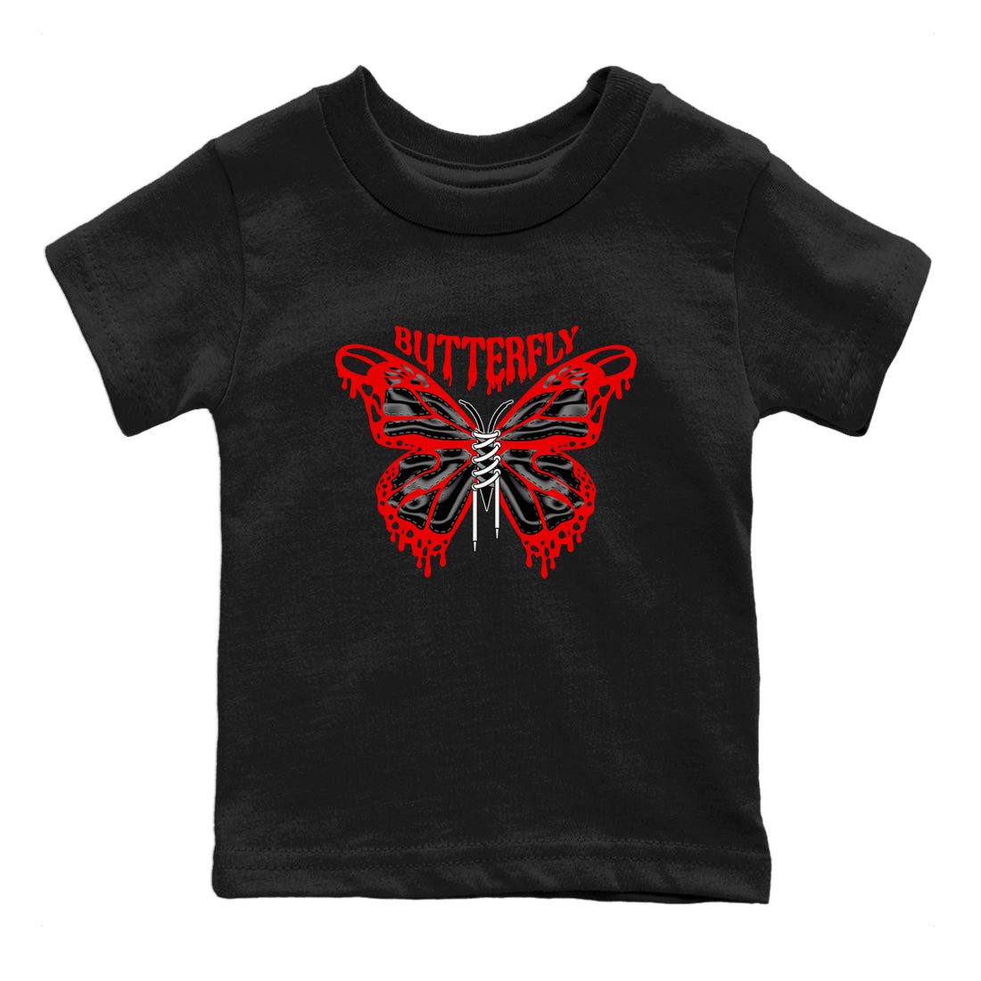 Butterfly Kids Tops - Air Jordan 6 Toro Bravo